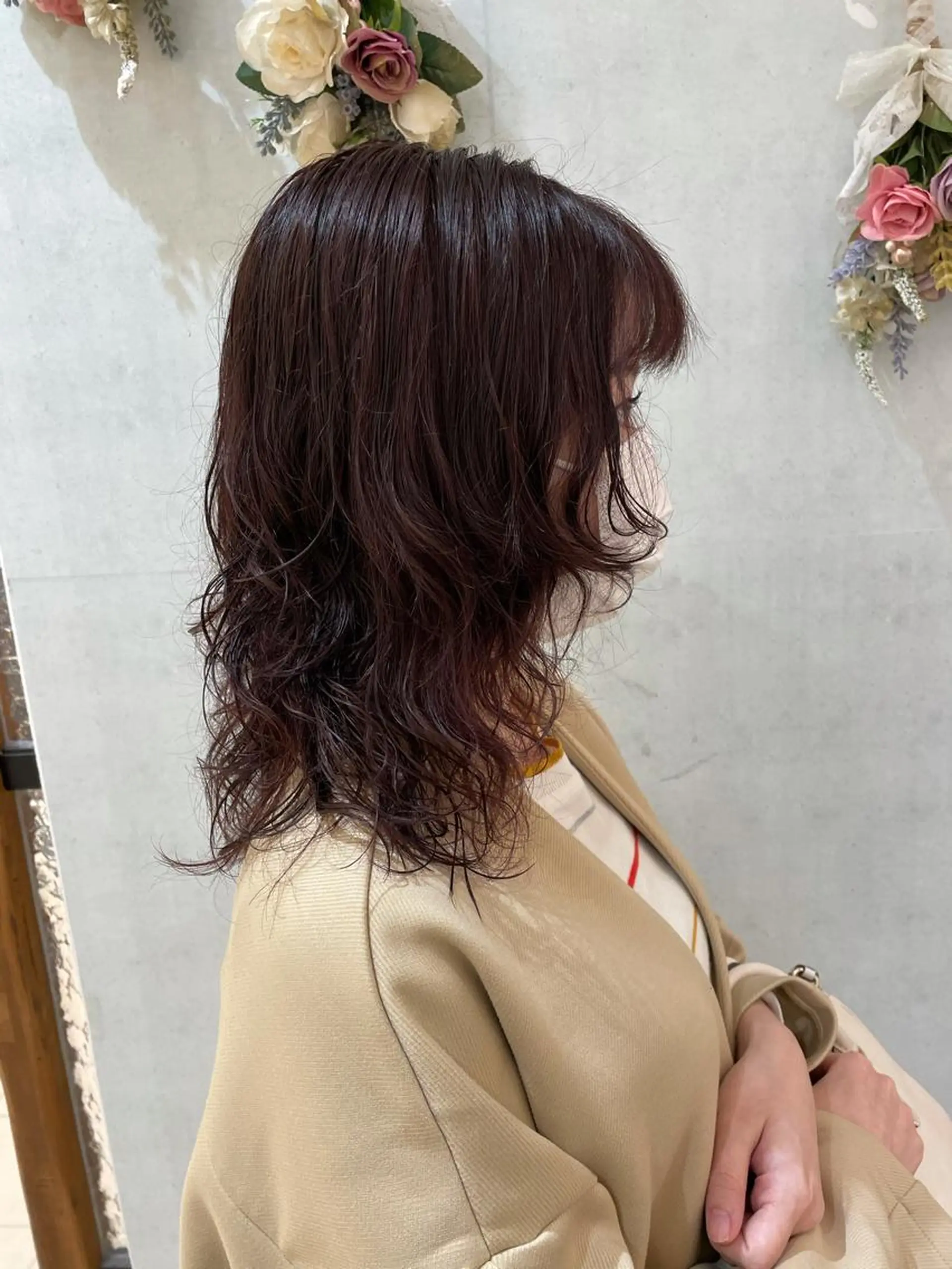 ロング カラー パーマ 🩵ANELA東口 齋藤琴音💚のマツエク・マツパデザイン