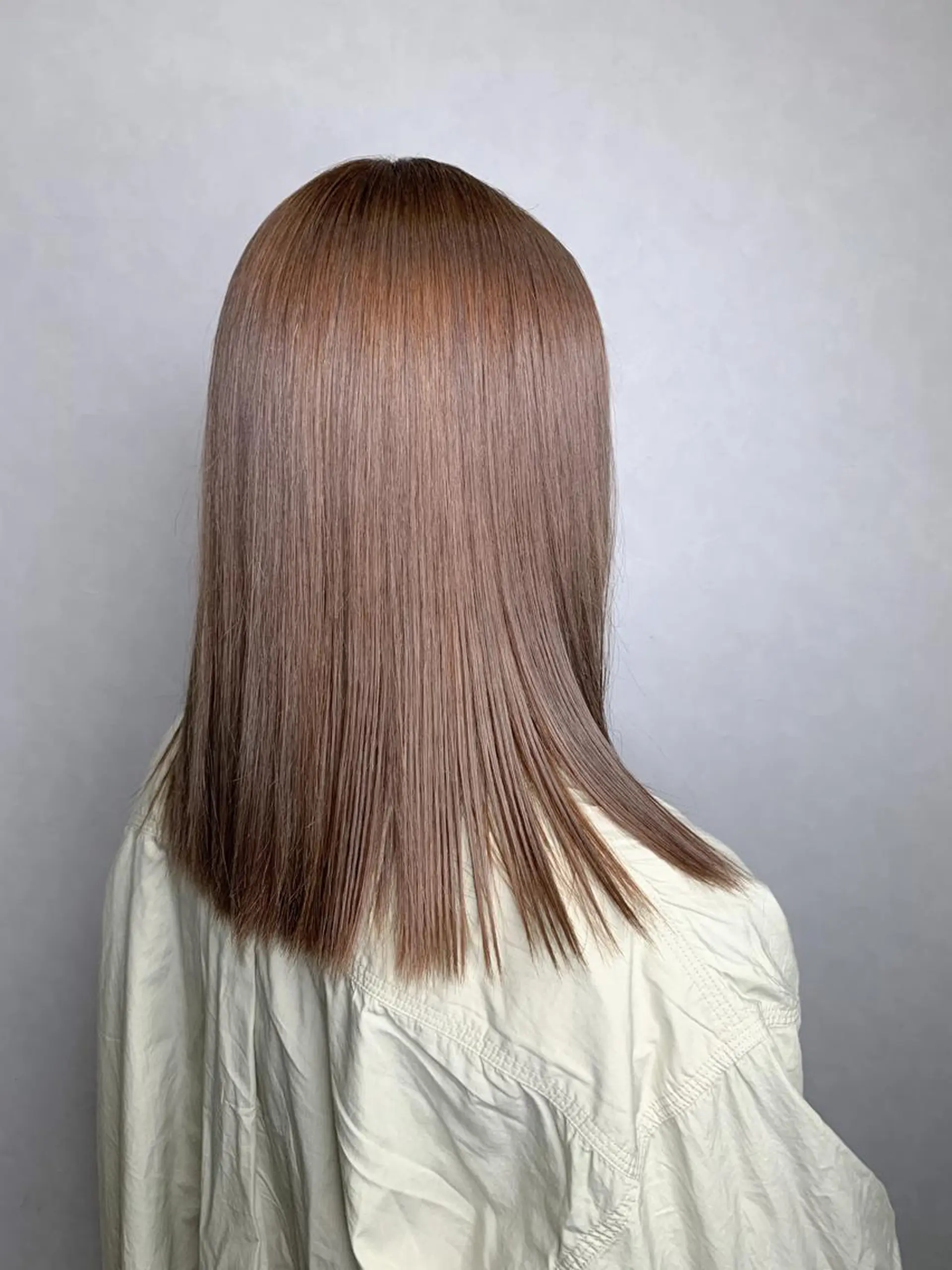 ミディアム カラー ベージュカラー ココアベージュ カット ヘアカラー 🌈 DAIKI 🌈のヘアスタイル