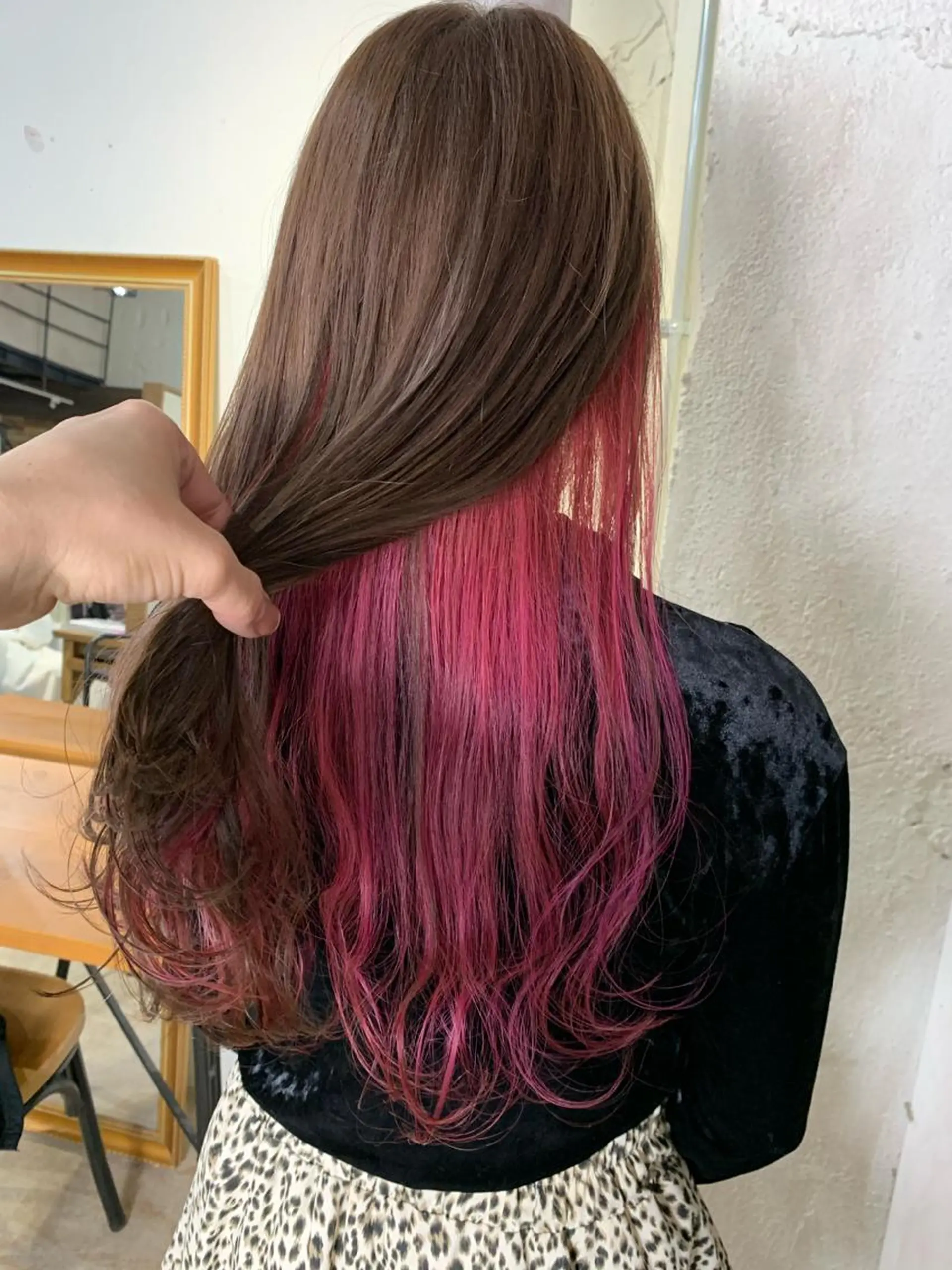 カラー デザインカラー インナーカラー ピンクカラー 透明感カラーが 得意です！NAOKIのヘアスタイル