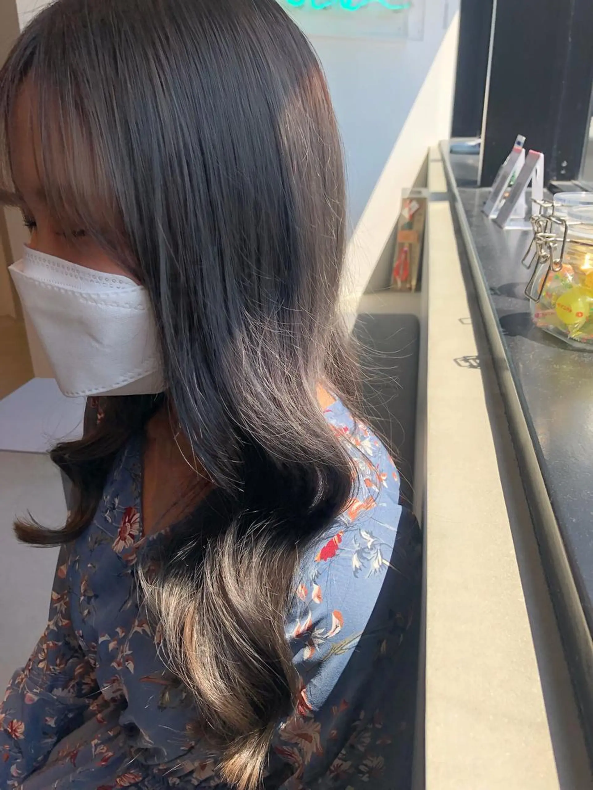 ロング カラー カット ヘアカラー トリートメント 🌐👽フクイ キララ🌎💎のヘアスタイル