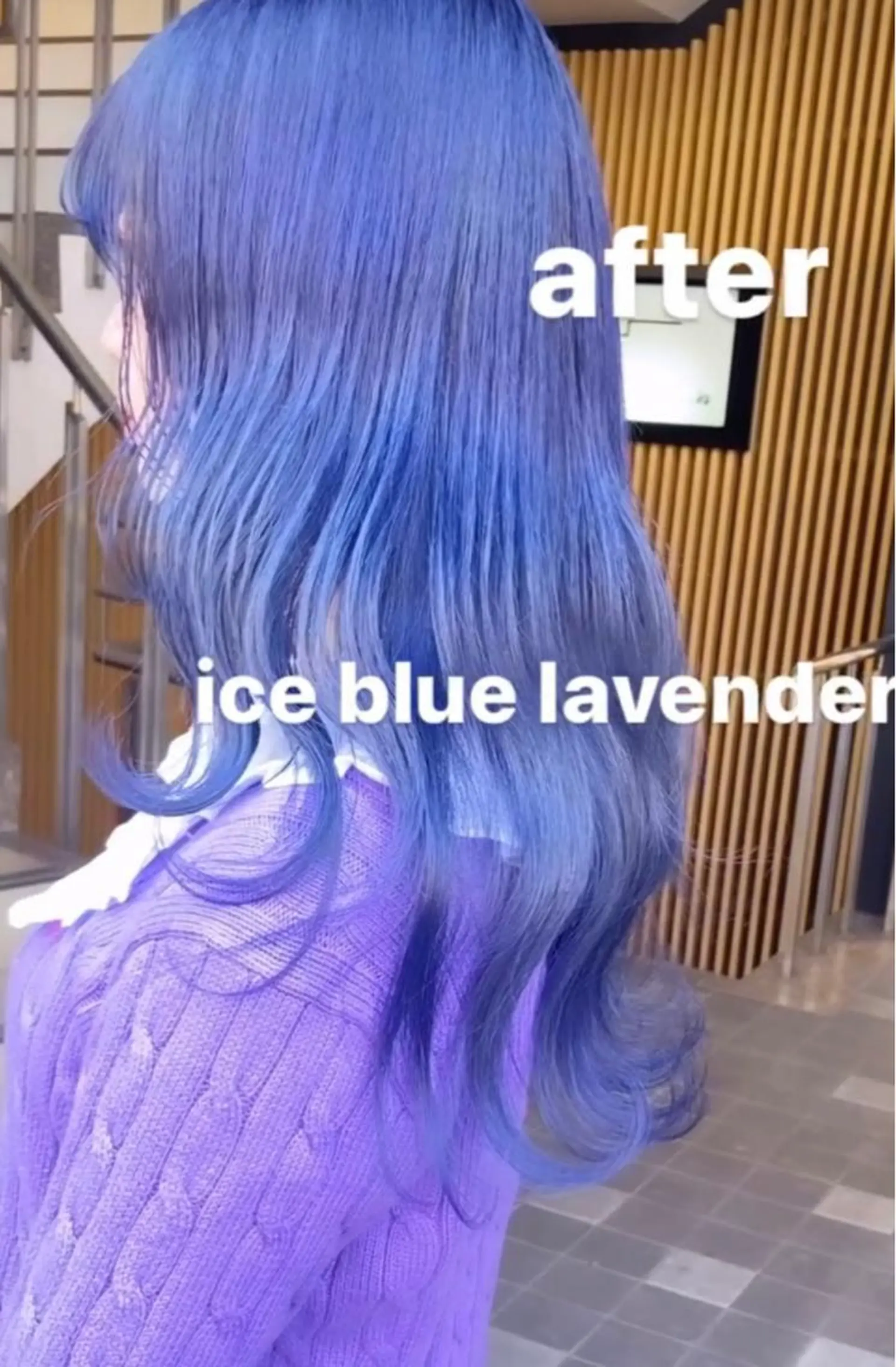 セミロング ハイライト レイヤーカット Selene hair OSAKAのヘアスタイル