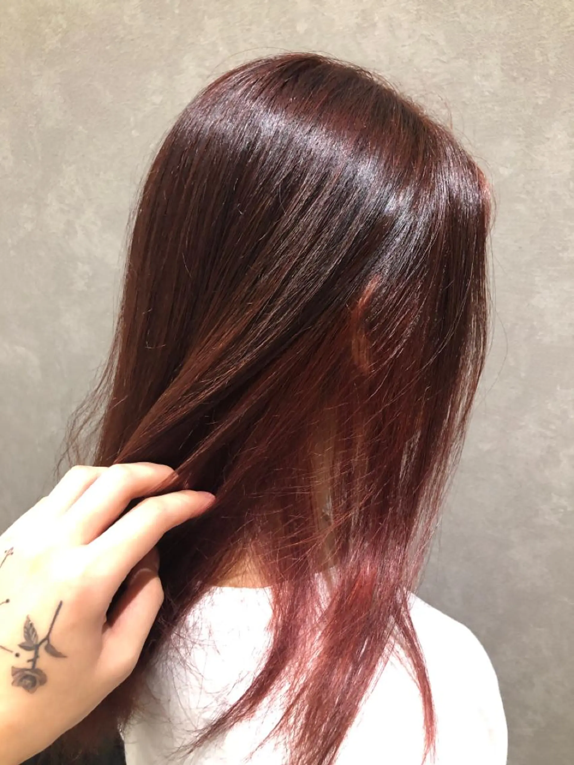 カラー ブリーチ ダブルカラー ブリーチなしカラー rita hair所属・Yuseong ユソンのヘアスタイル
