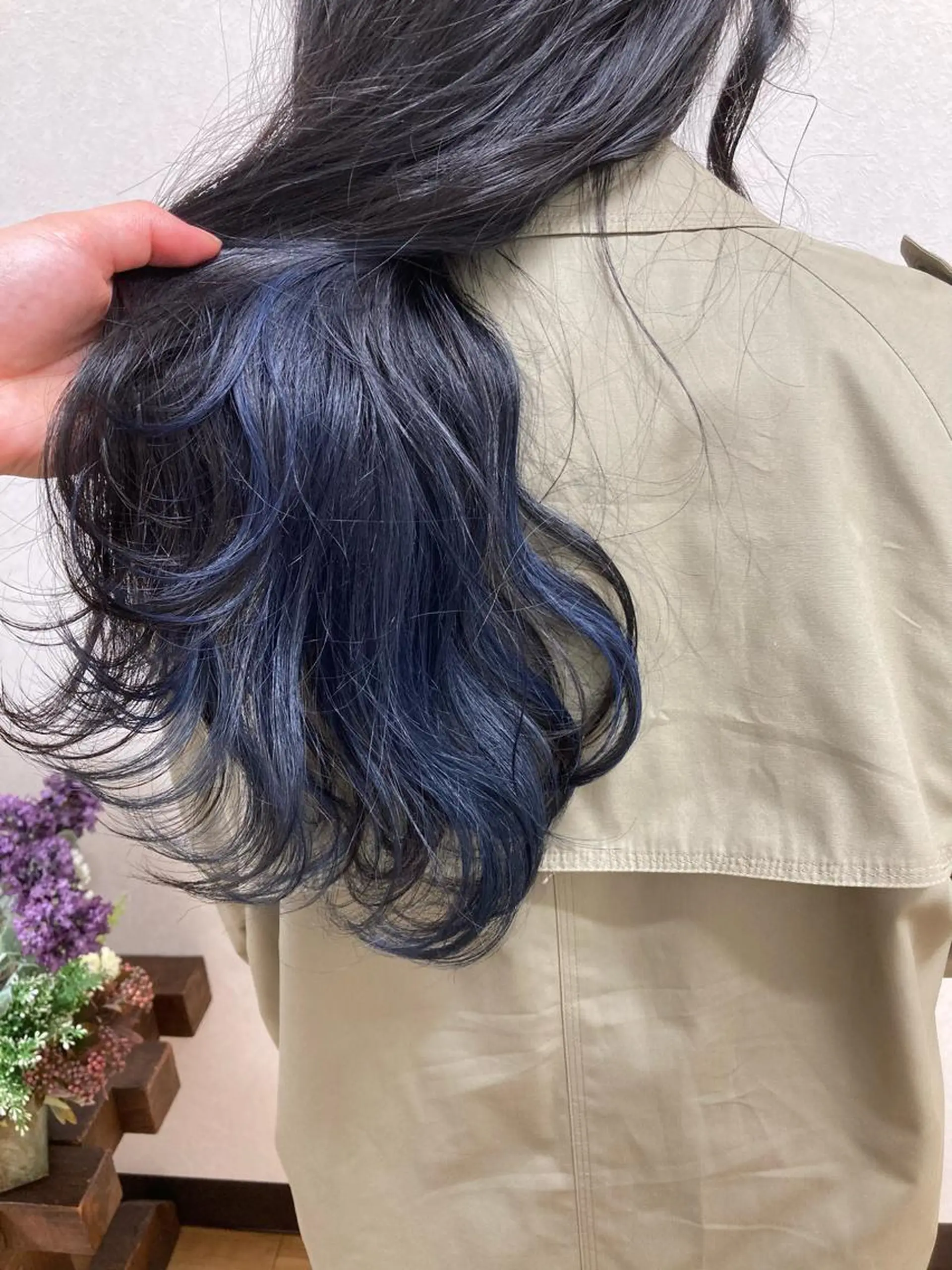 セミロング カラー ヘアアレンジ inq sakae所属・りん🌷︎名古屋 透明感カラー/カットのヘアスタイル