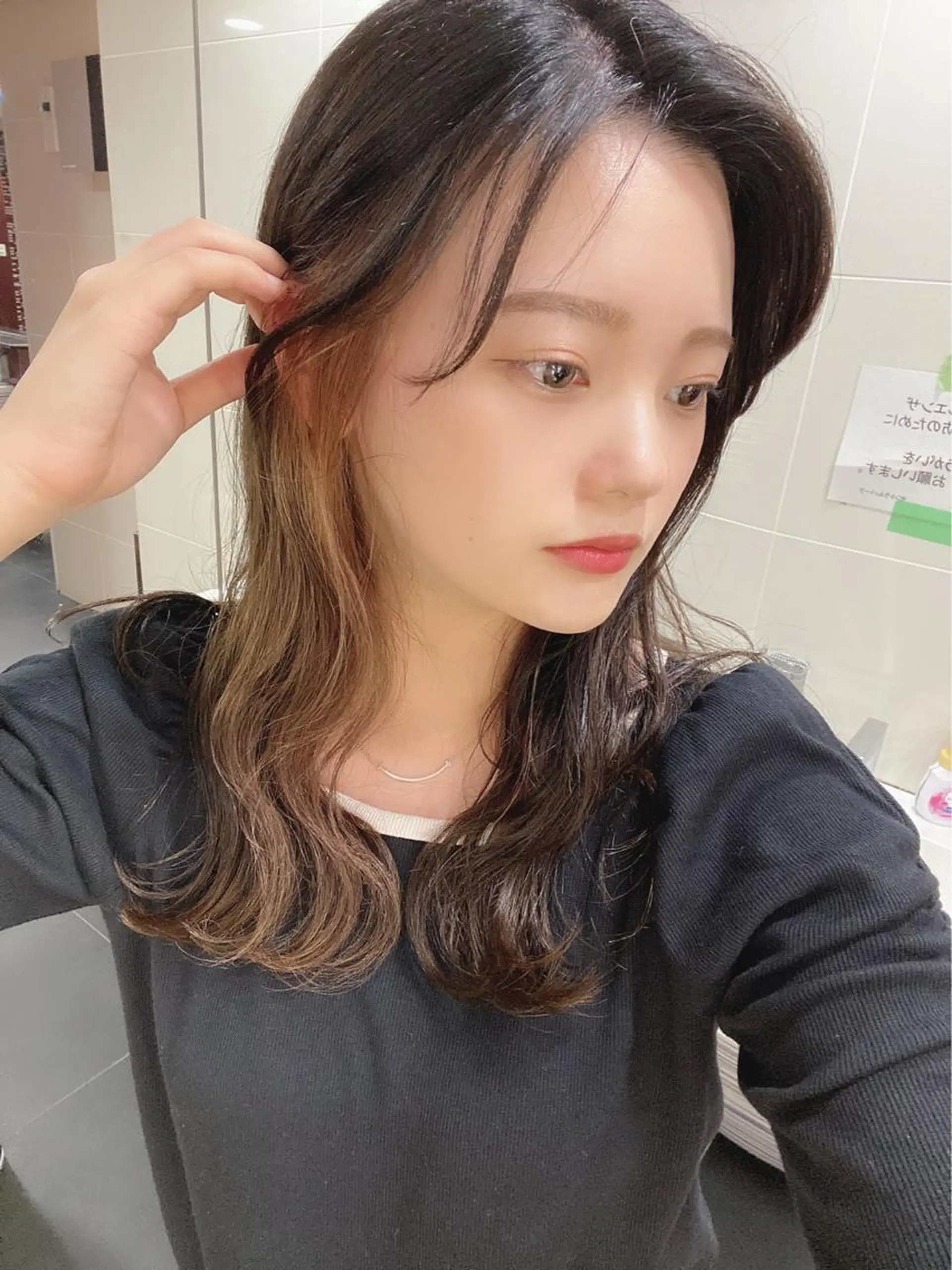 ロング カラー ヘアカラー トリートメント cond.hair salon所属・topstylist ユヒャンのヘアスタイル