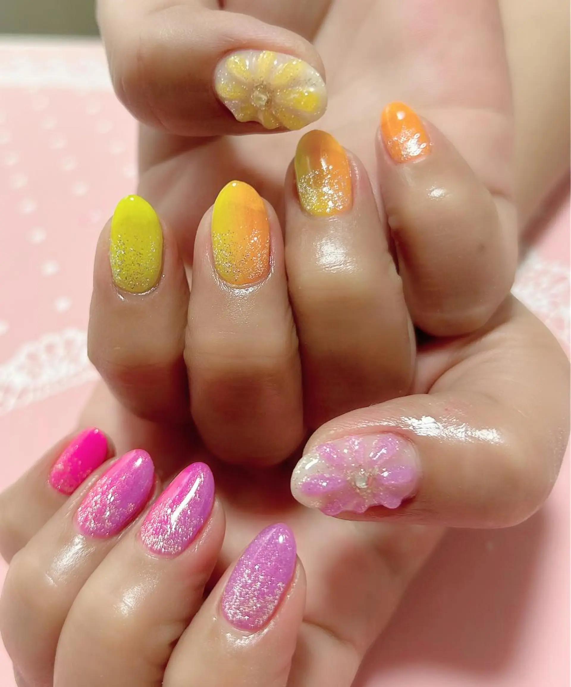 ネイル アートネイル オーロラネイル チークネイル フレンチネイル ジェルネイル フットネイル Nail Salon Ｄream Mamのネイルデザイン
