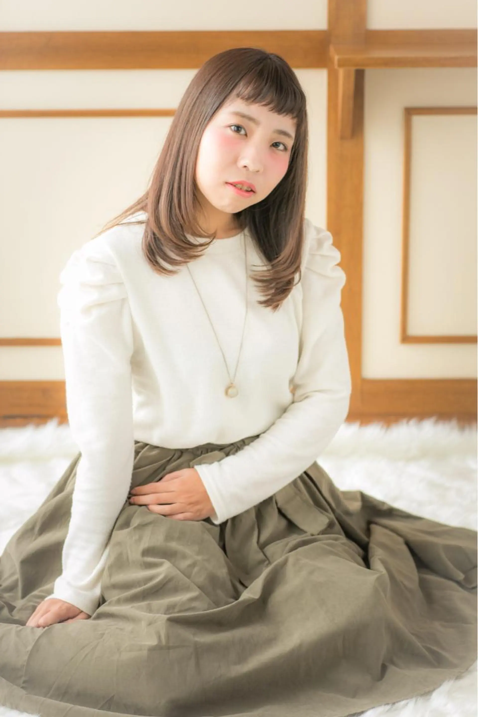 セミロング カラー ヘアアレンジ 🐮牛島 一貴🐮のヘアスタイル