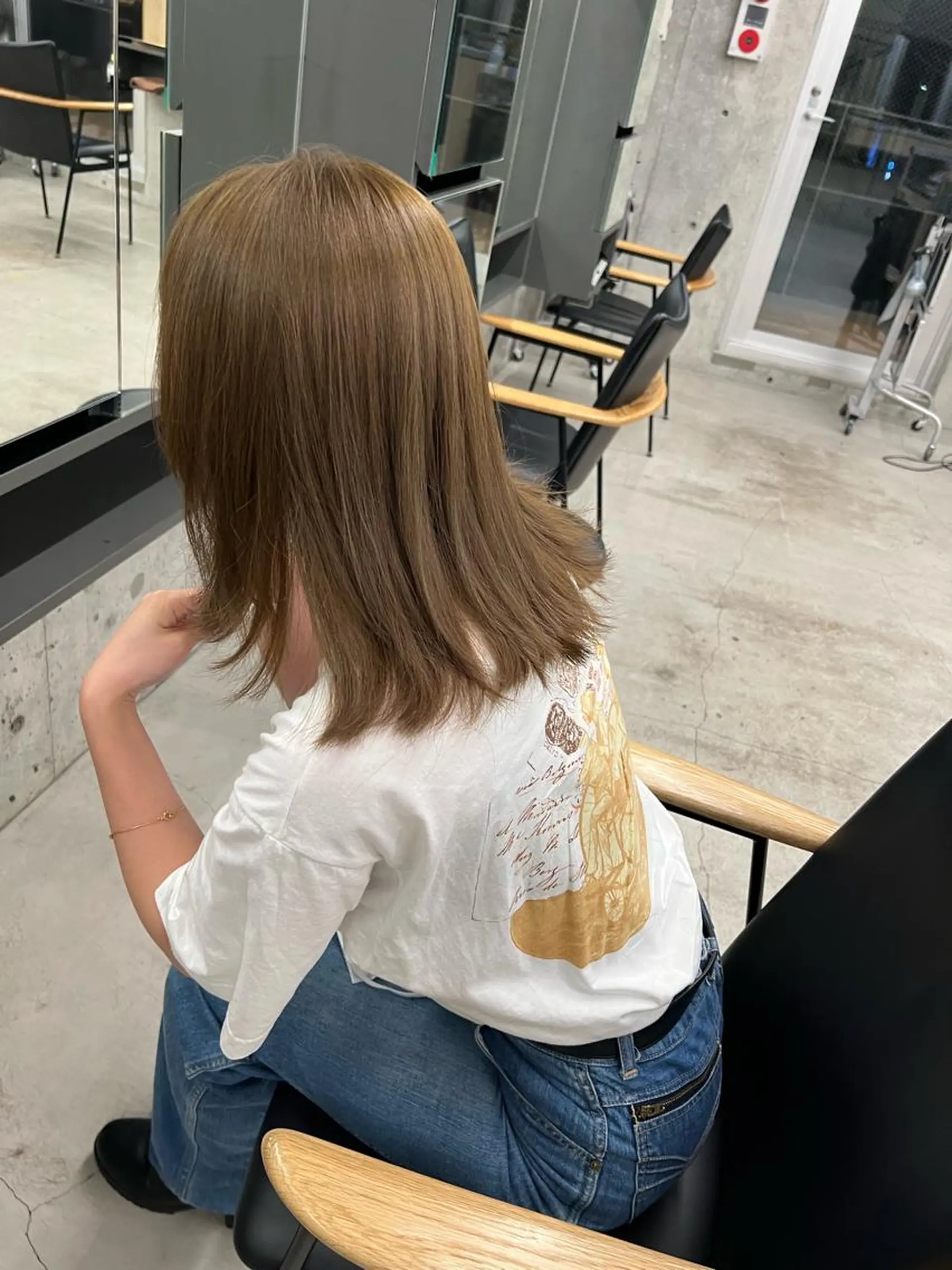 ミディアム カラー ダブルカラー カット ヘアカラー トリートメント sakoda shunkiのヘアスタイル
