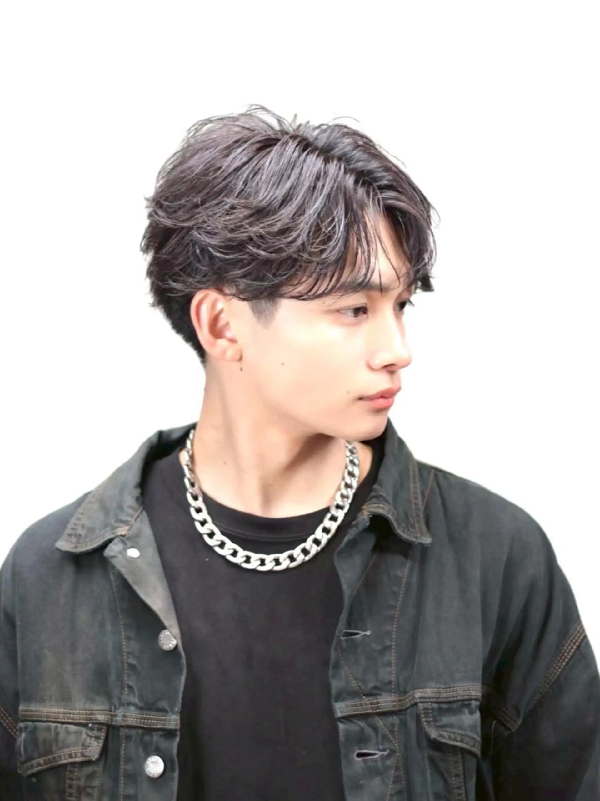 ショート カット パーマ トリートメント ヘッドスパ ヘアセット ✨【公式】渋谷メンズ サロン BLUCK✨のヘアスタイル