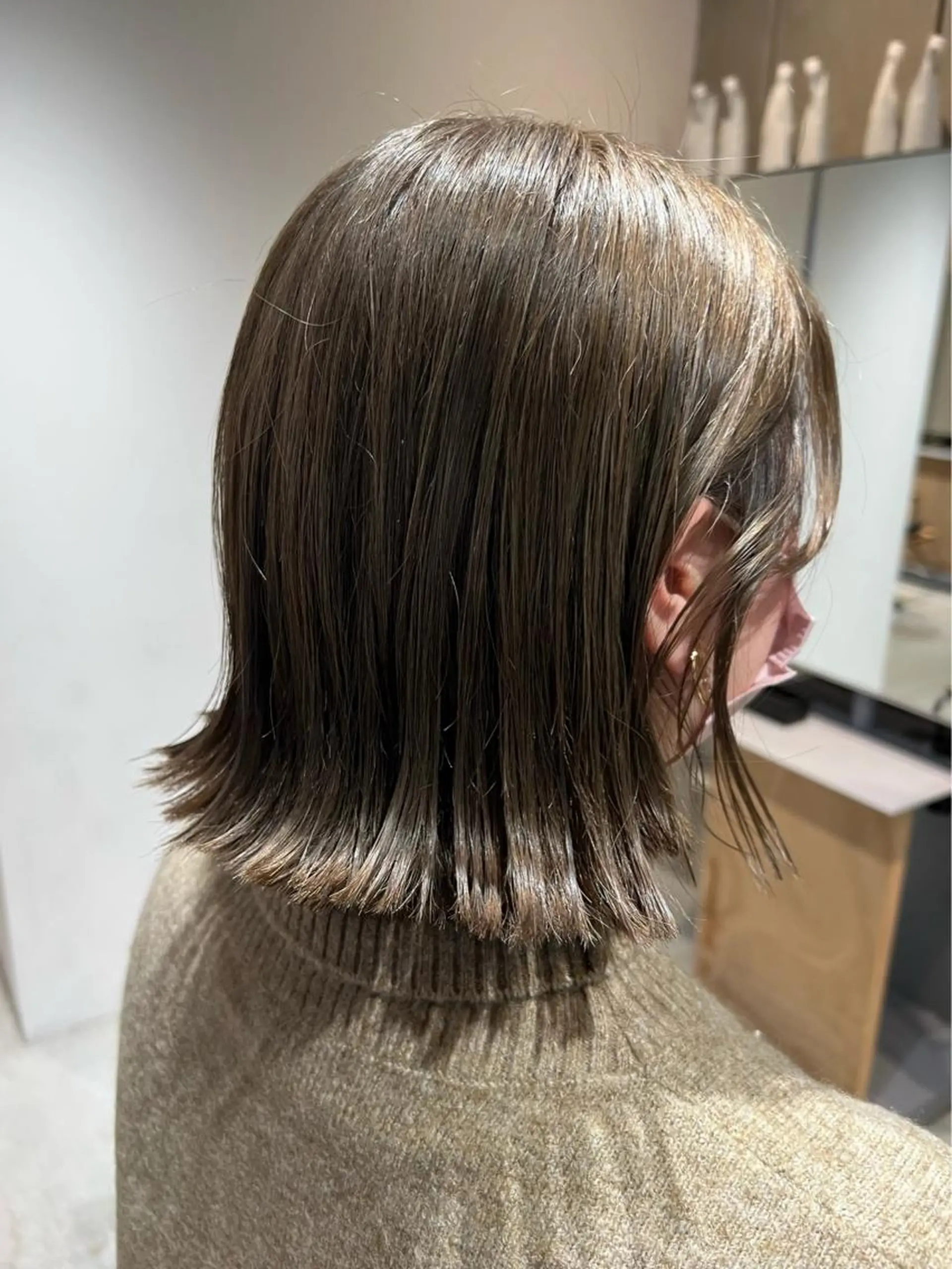 ショート カラー ベージュカラー ブラウンカラー ブラウンベージュ ダブルカラー トリートメント ヘアカラー トリートメント 🌐👽フクイ キララ🌎💎のヘアスタイル