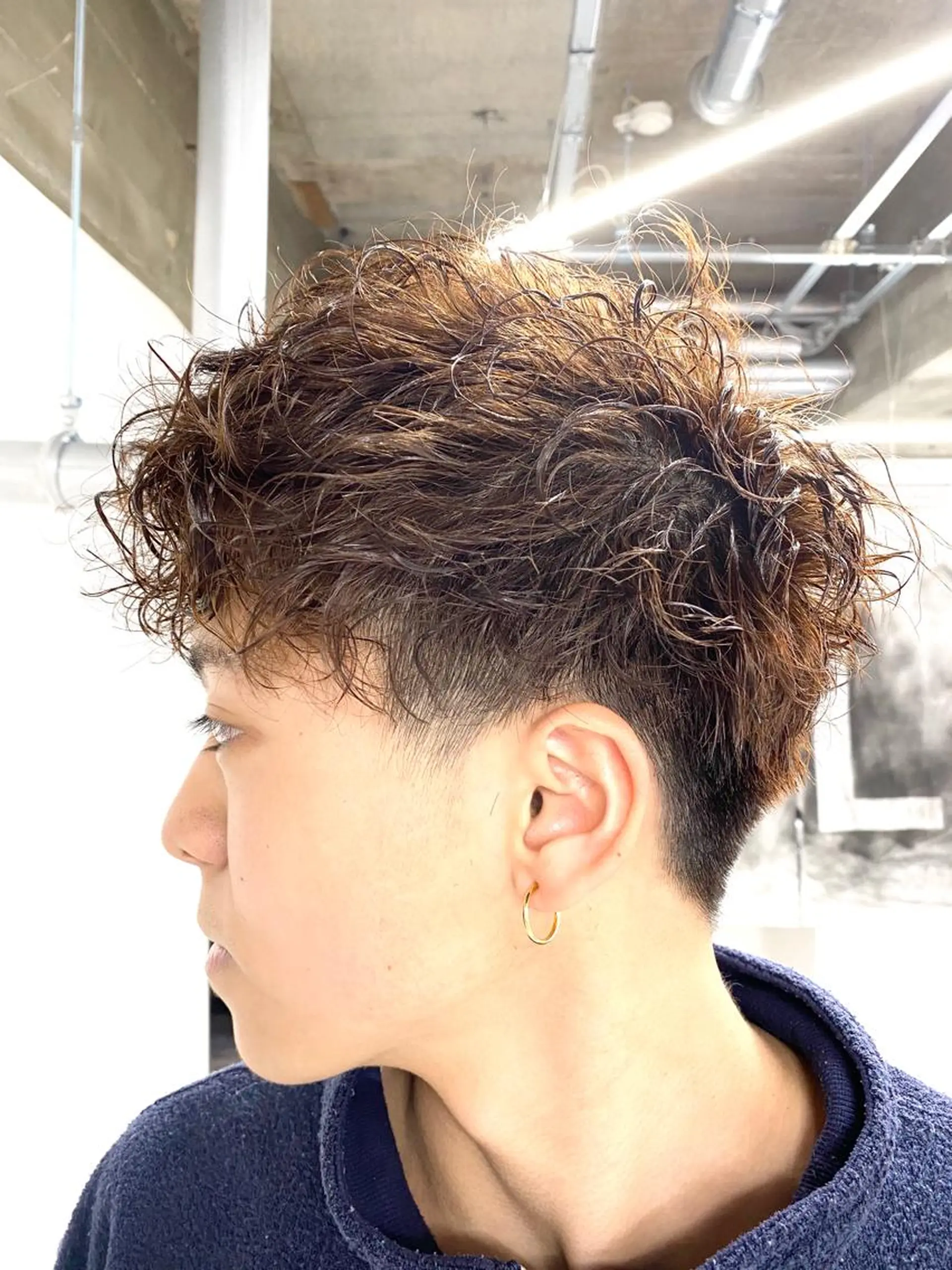 パーマ メンズ メンズサロンLOSS所属・メンズサロン rootのヘアスタイル