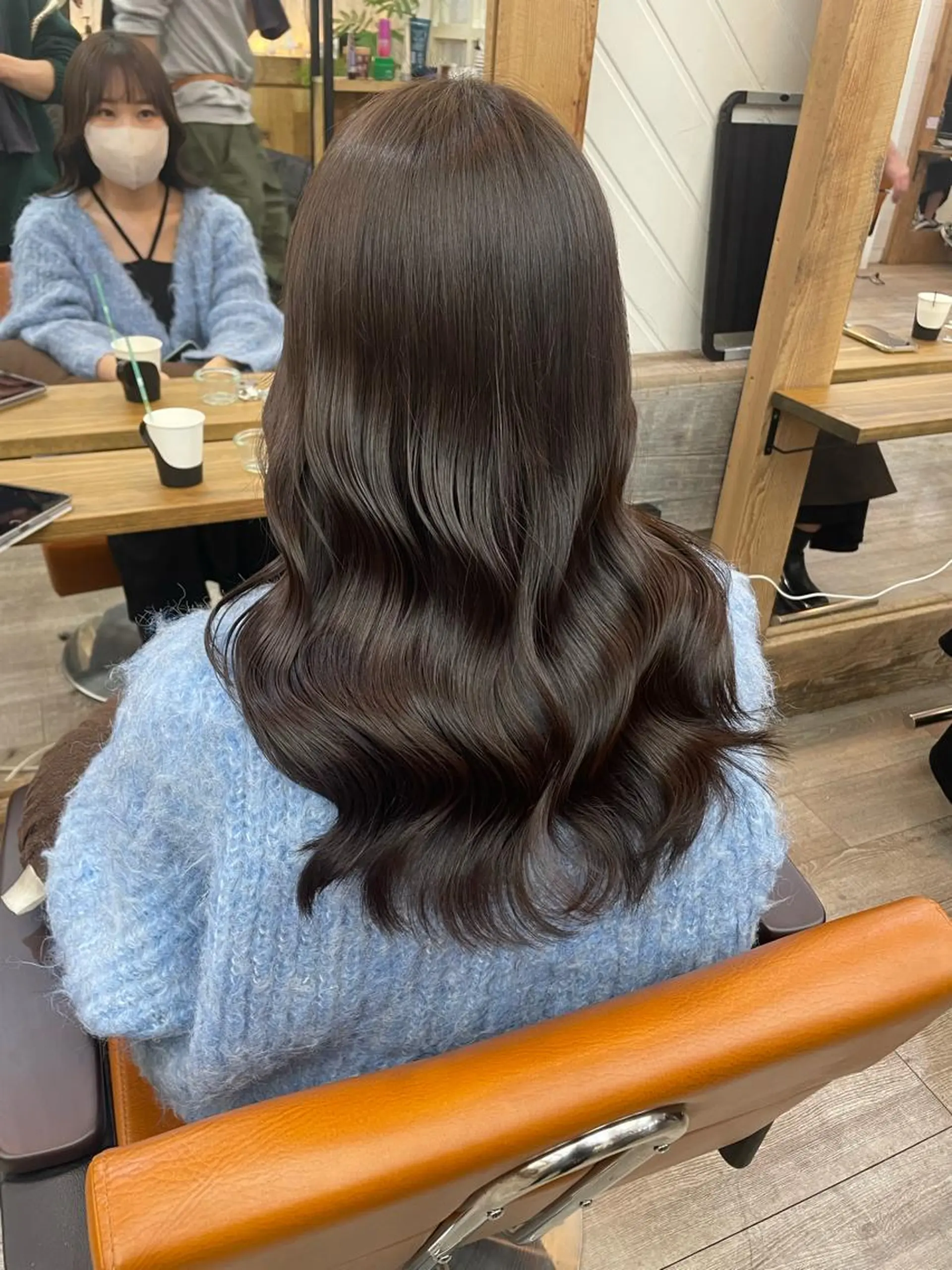 ミディアム カラー カット ヘアカラー トリートメント HIKARU副店長/ ✨️髪質改善のヘアスタイル