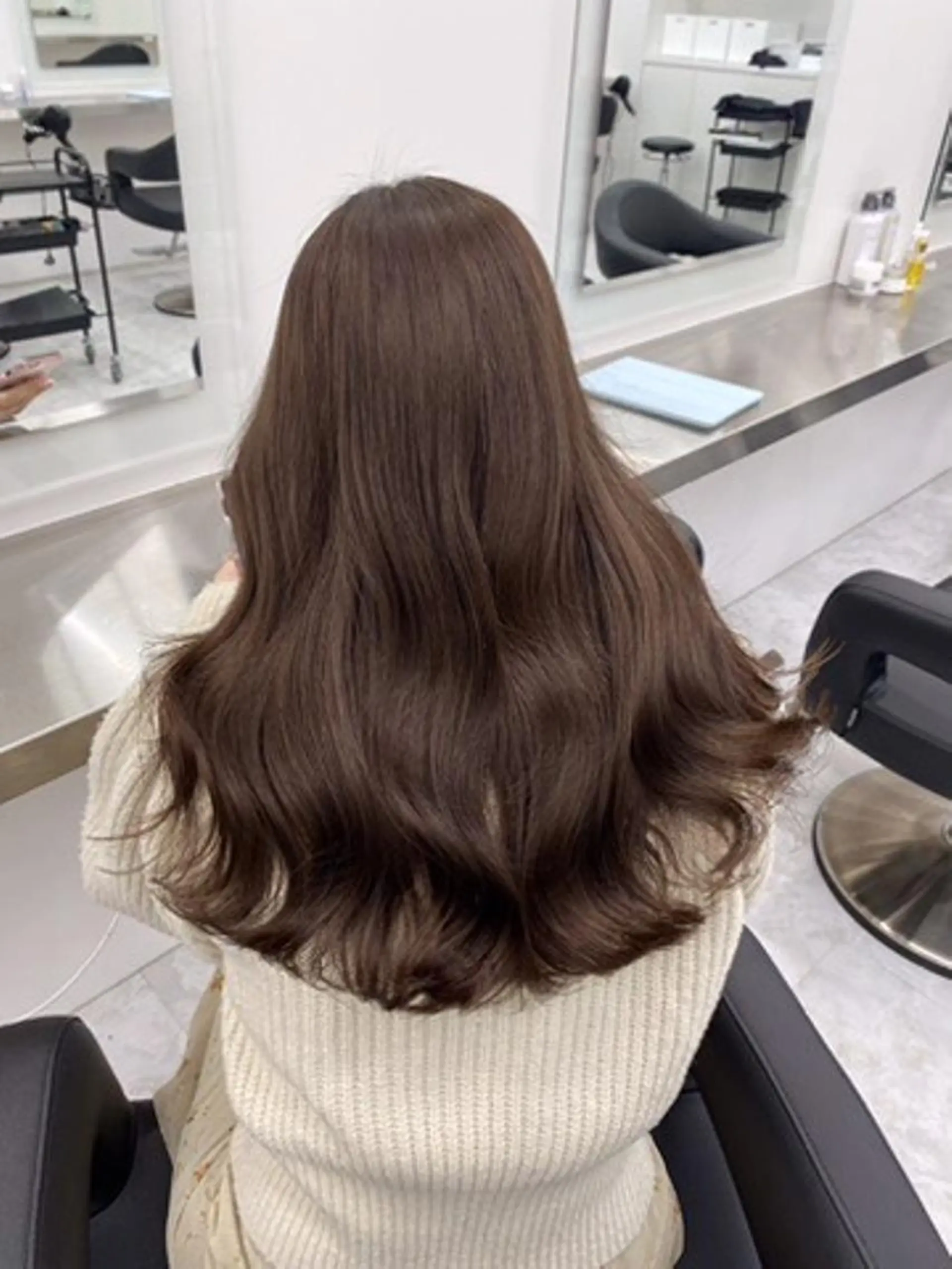 カラー ブリーチなしモテヘア 🤍REN🤍🪄のヘアスタイル