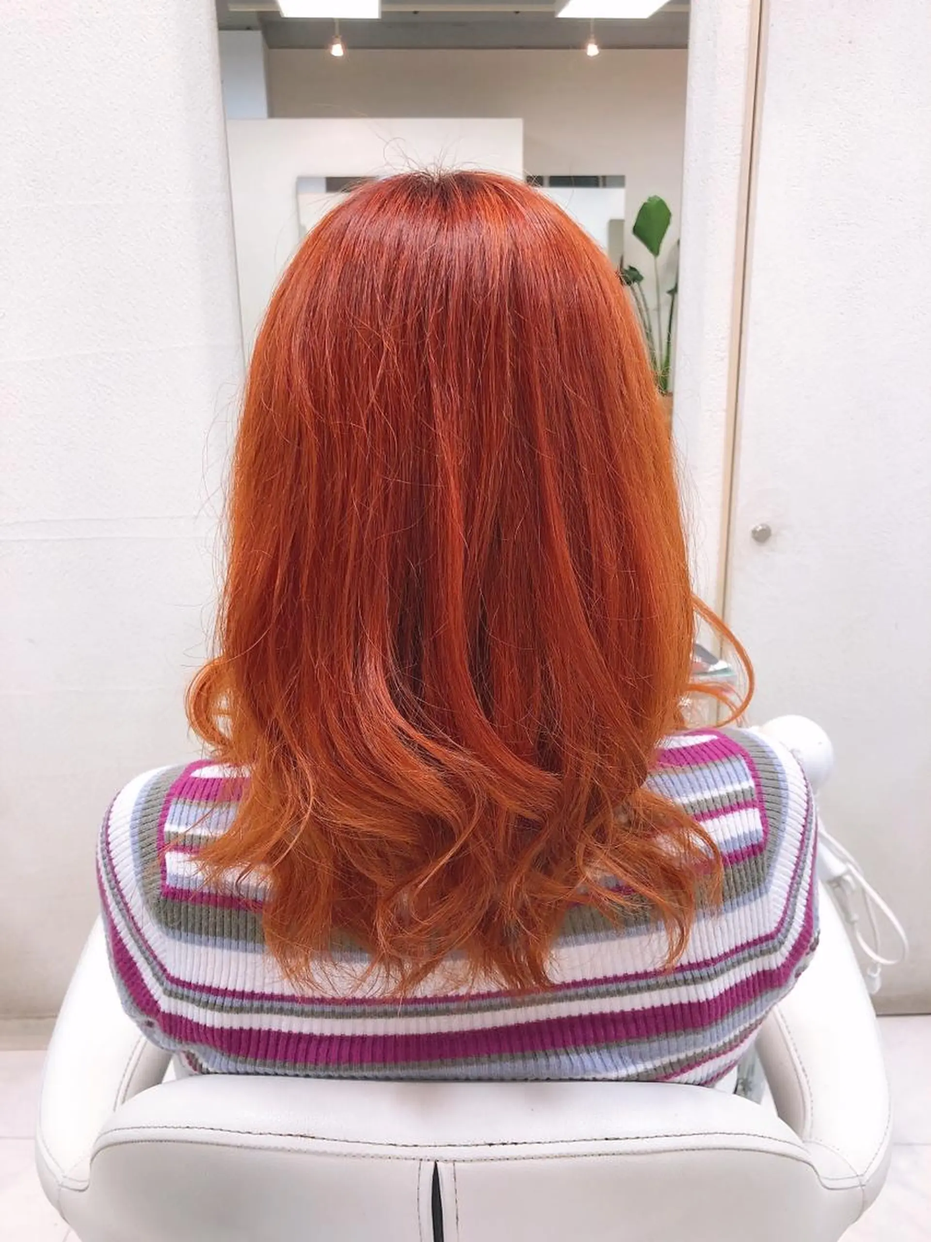 ミディアム ヘアカラー 阿部 美咲のヘアスタイル