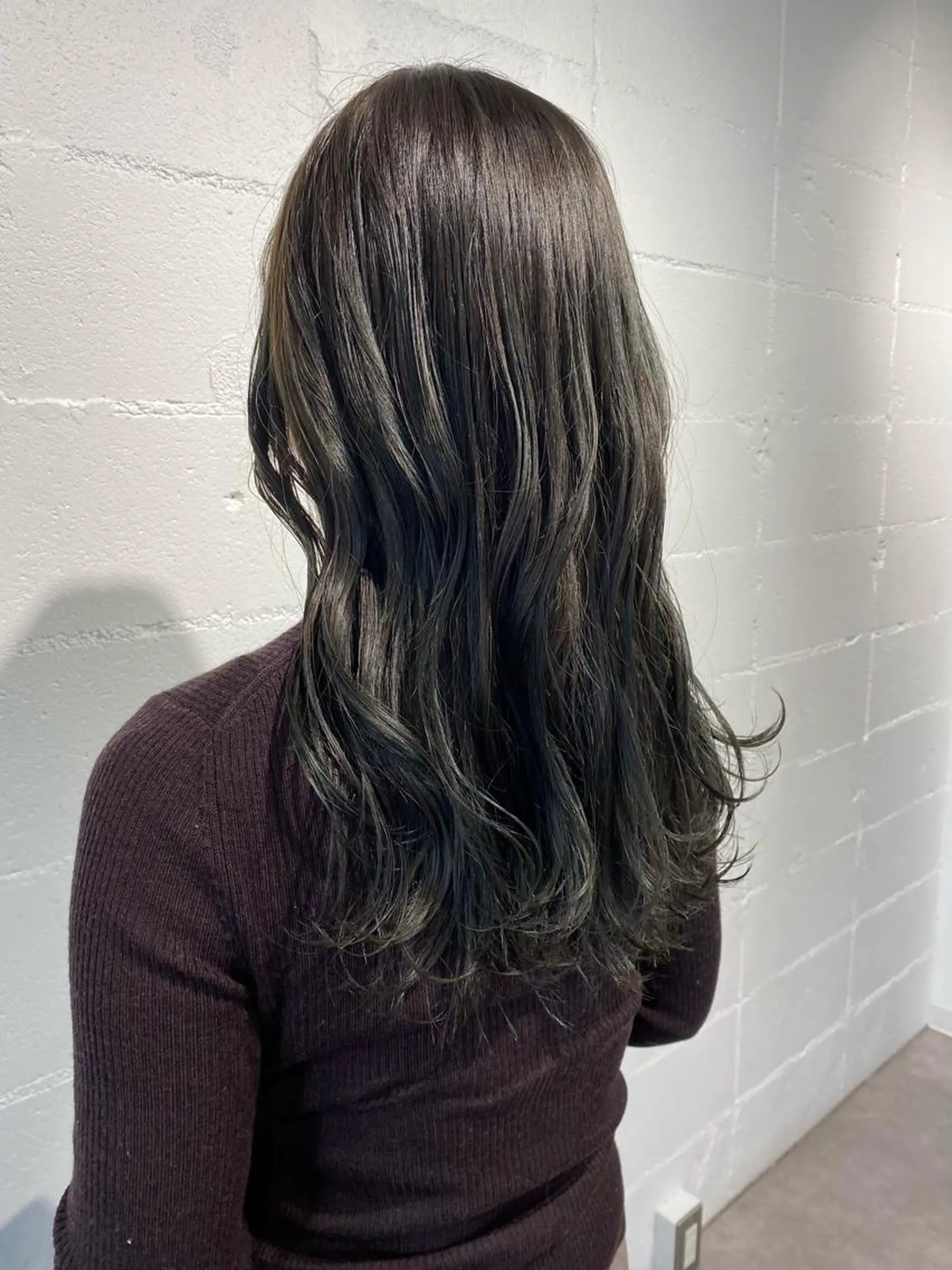ロング カラー グラデーションカラー オリーブカラー ショート･ウルフ✂︎ 安住有咲子のヘアスタイル