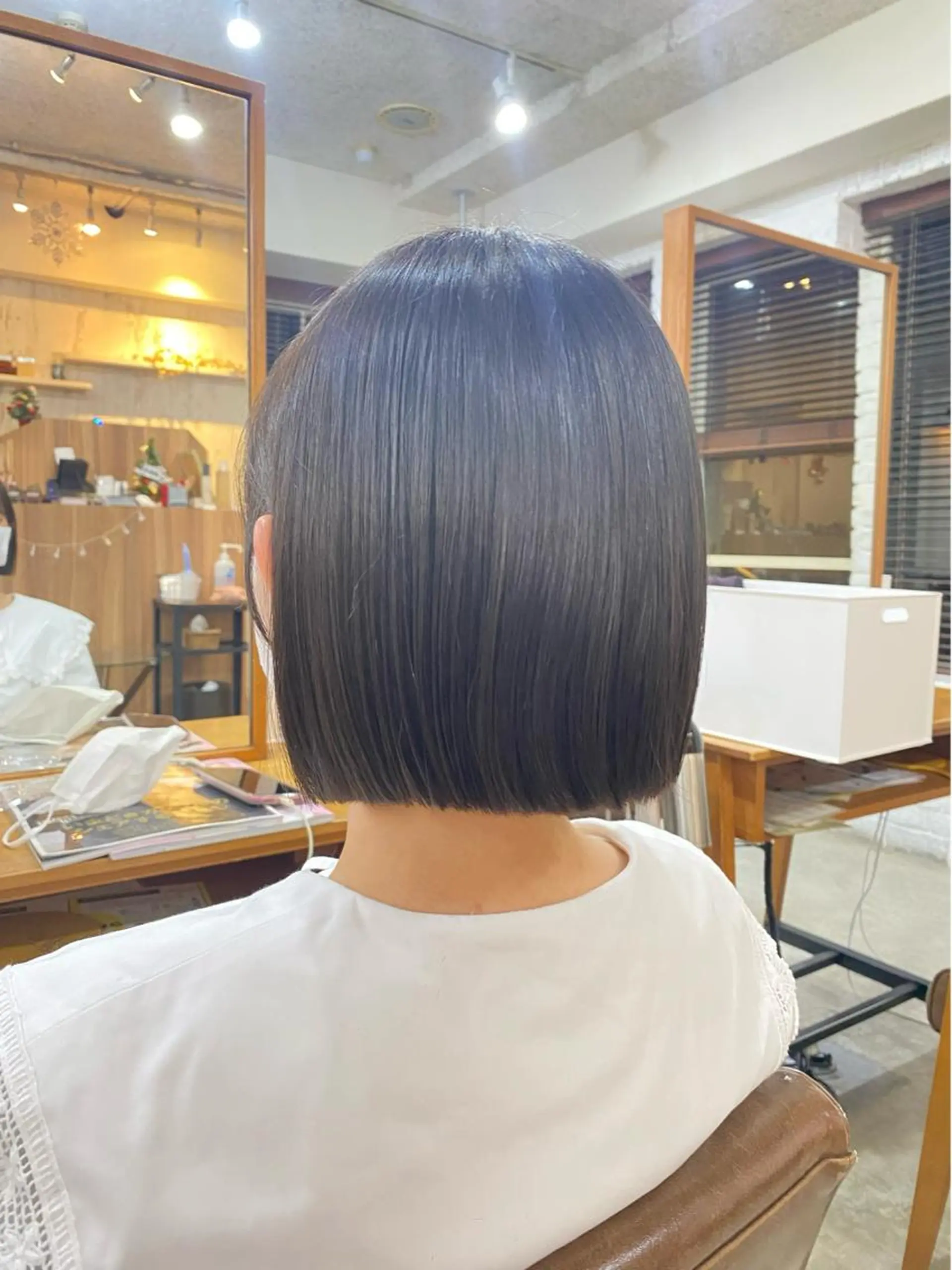 ショート ボブ 🫶🏻桃果🫶🏿 只今休職中のヘアスタイル