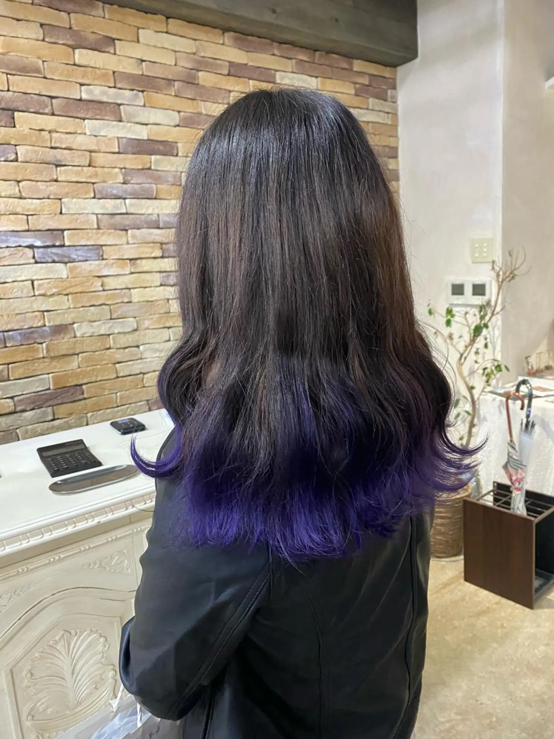 セミロング カラー ブリーチ グラデーションカラー ヘアカラー ALLY（アリー）所属・ミニモお気に入り数 No.1宍戸雄弥のヘアスタイル