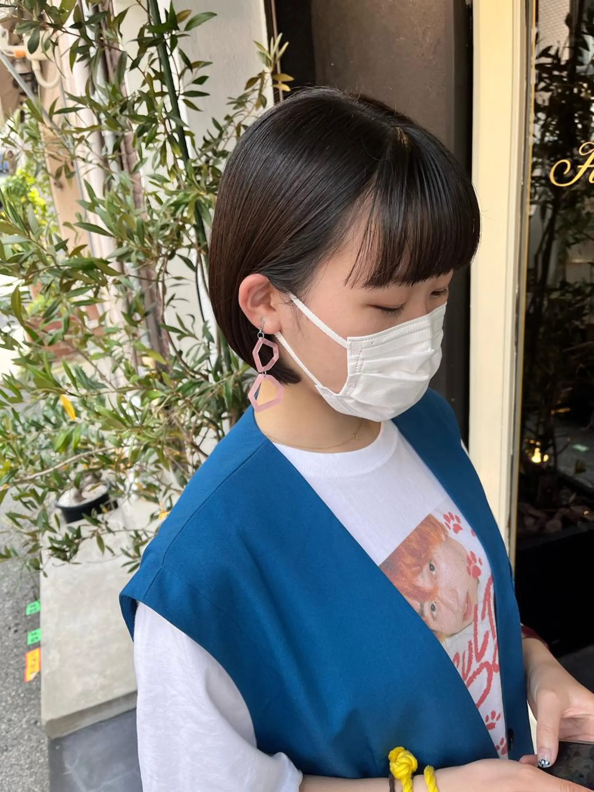 ショート ボブ ワイドバング カット SALOWIN神戸三宮店所属・【美髪を叶える】中谷 彰宏（アキ)のヘアスタイル