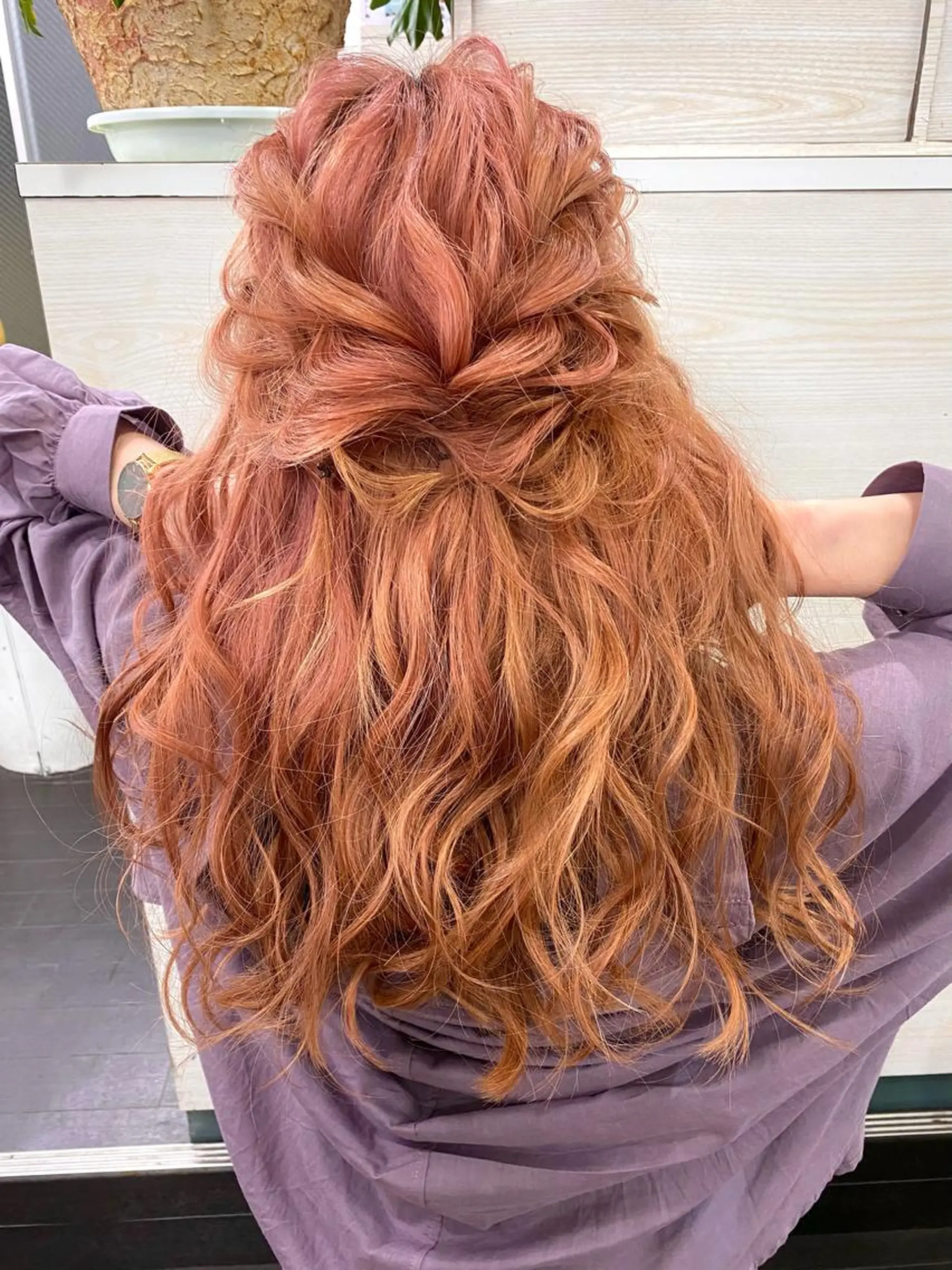 ロング ヘアアレンジ VIF所属・🗻飯田誠也🗻 カットカラー得意のヘアスタイル