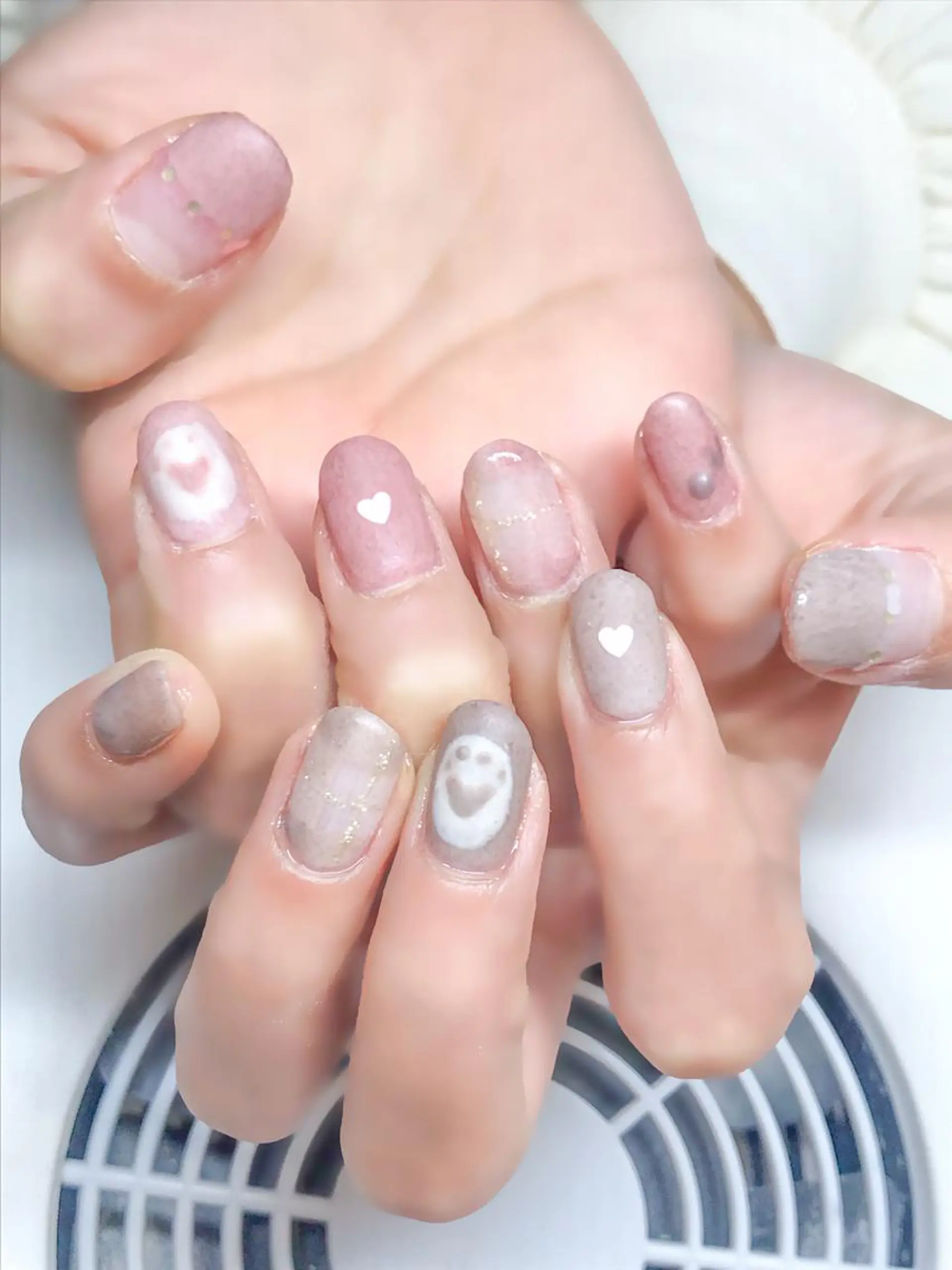 ネイル ジェルネイル マットネイル 持ち込み 冬ネイル Nyanco Nailのネイルデザイン
