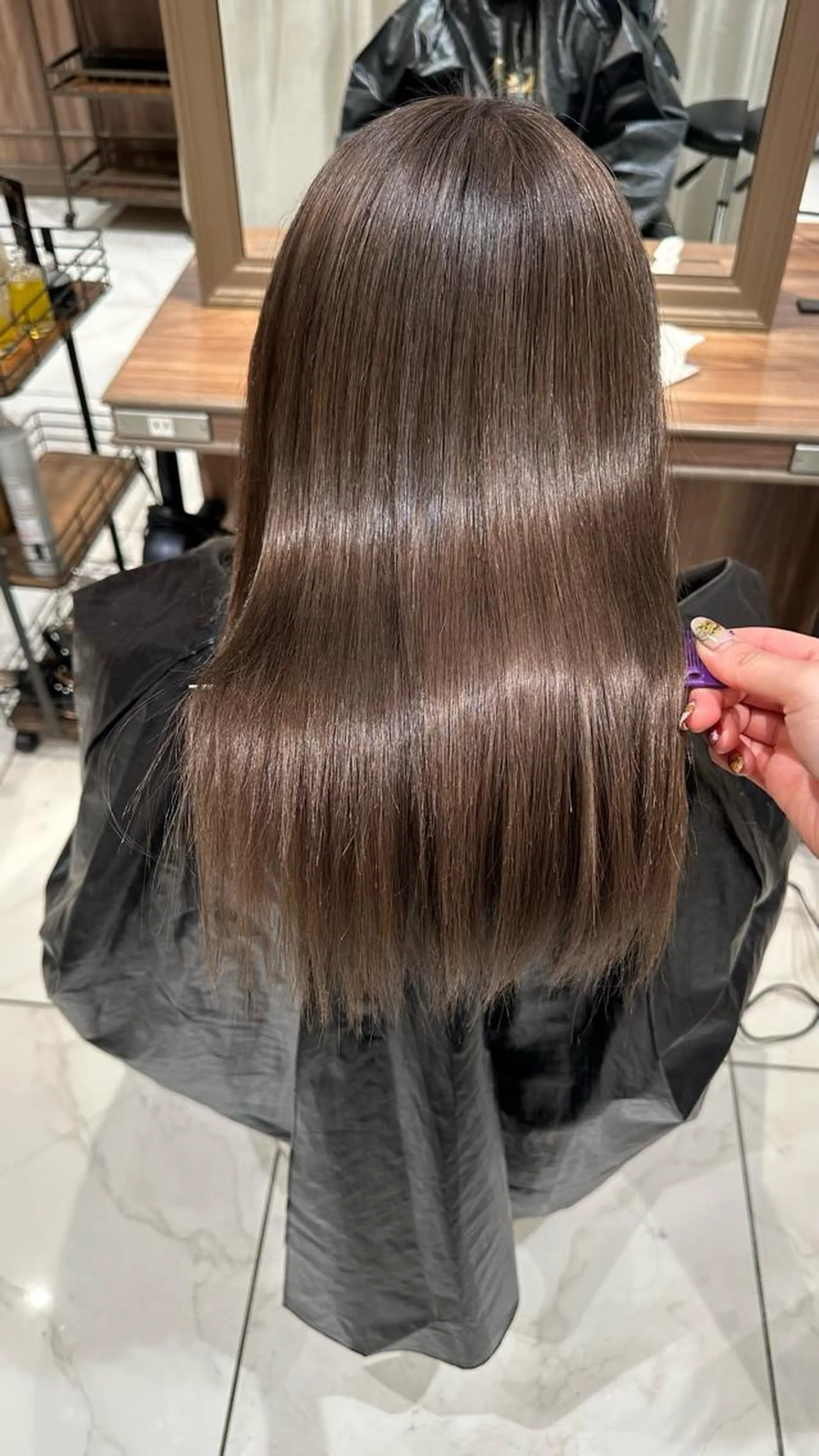 ロング 髪質改善 トリートメント ラフィス池袋所属・✨韓国メンズスタイル ✨ﾊﾙｶ✨️のヘアスタイル