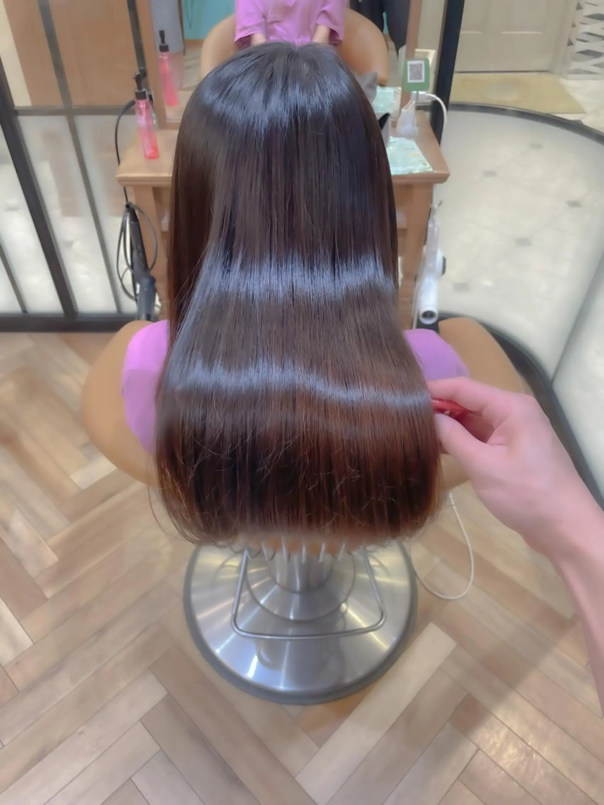 ロング 髪質改善 縮毛矯正 トリートメント 💎巻ける縮毛矯正/ 艶髪💎石渕智也のヘアスタイル