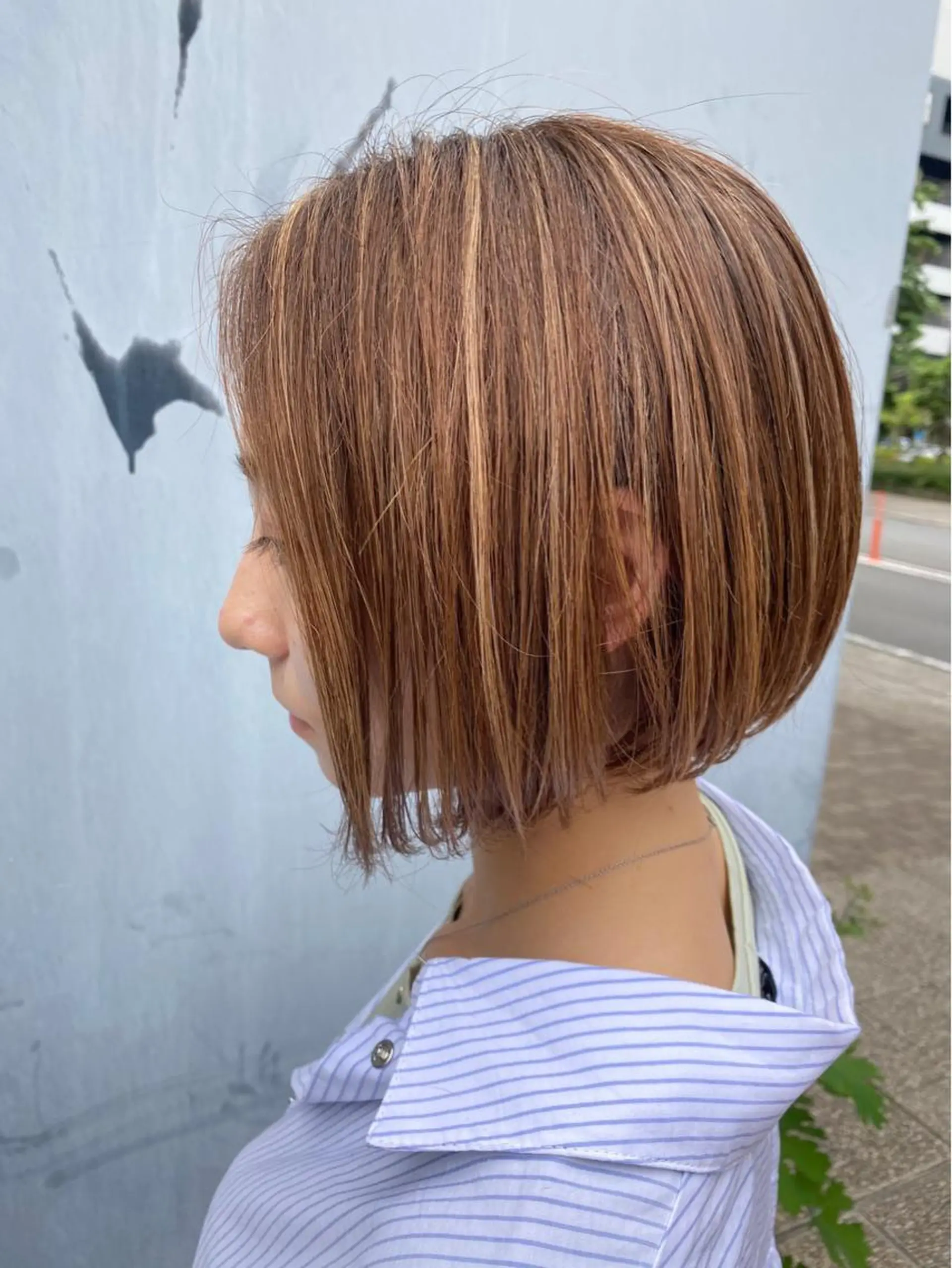 ショート カット 🌈ショートボブ⚪︎ 暖色🌈村山武史のヘアスタイル