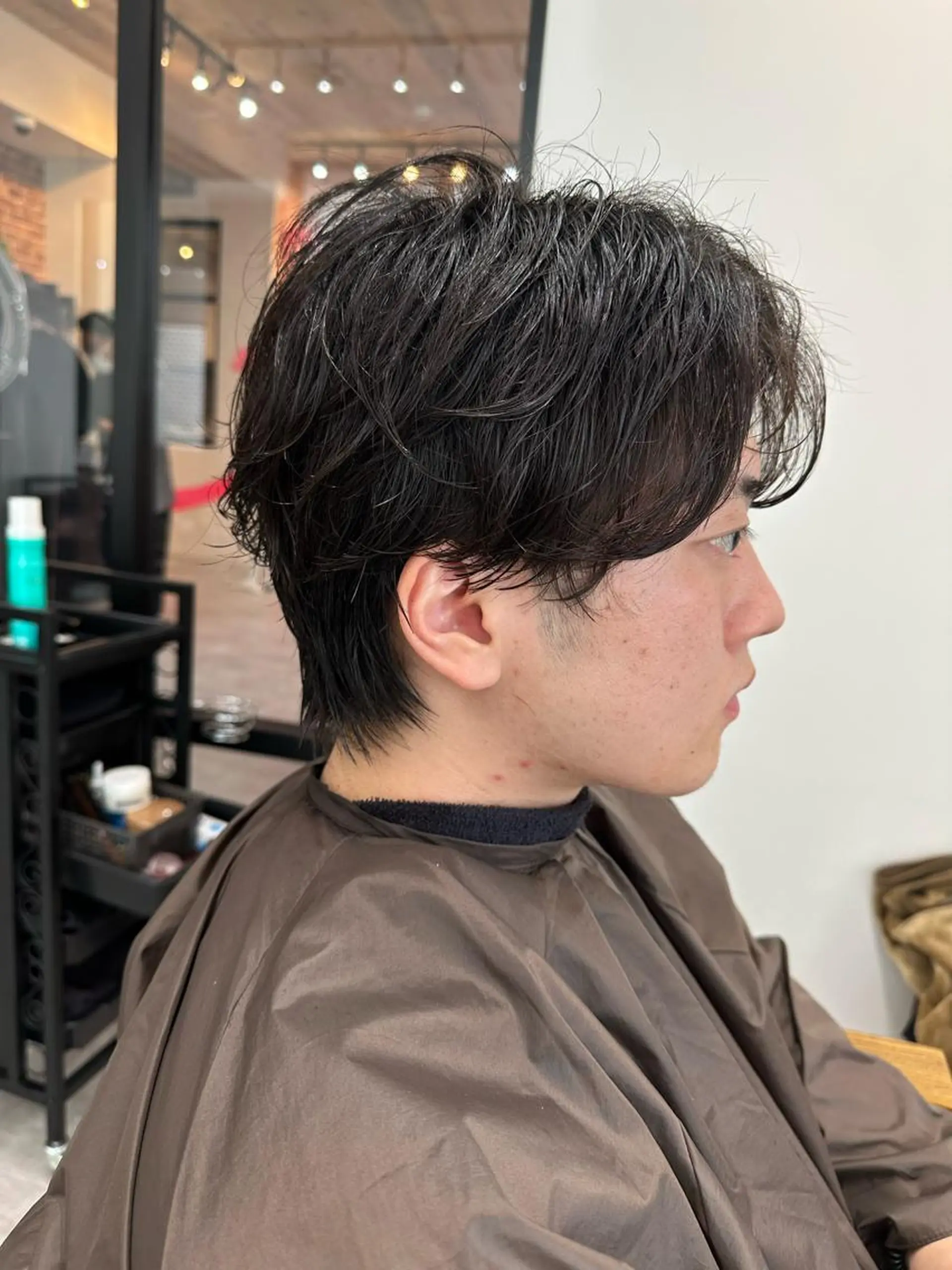 メンズ センターパート カット メンズカット クドウユウキのヘアスタイル