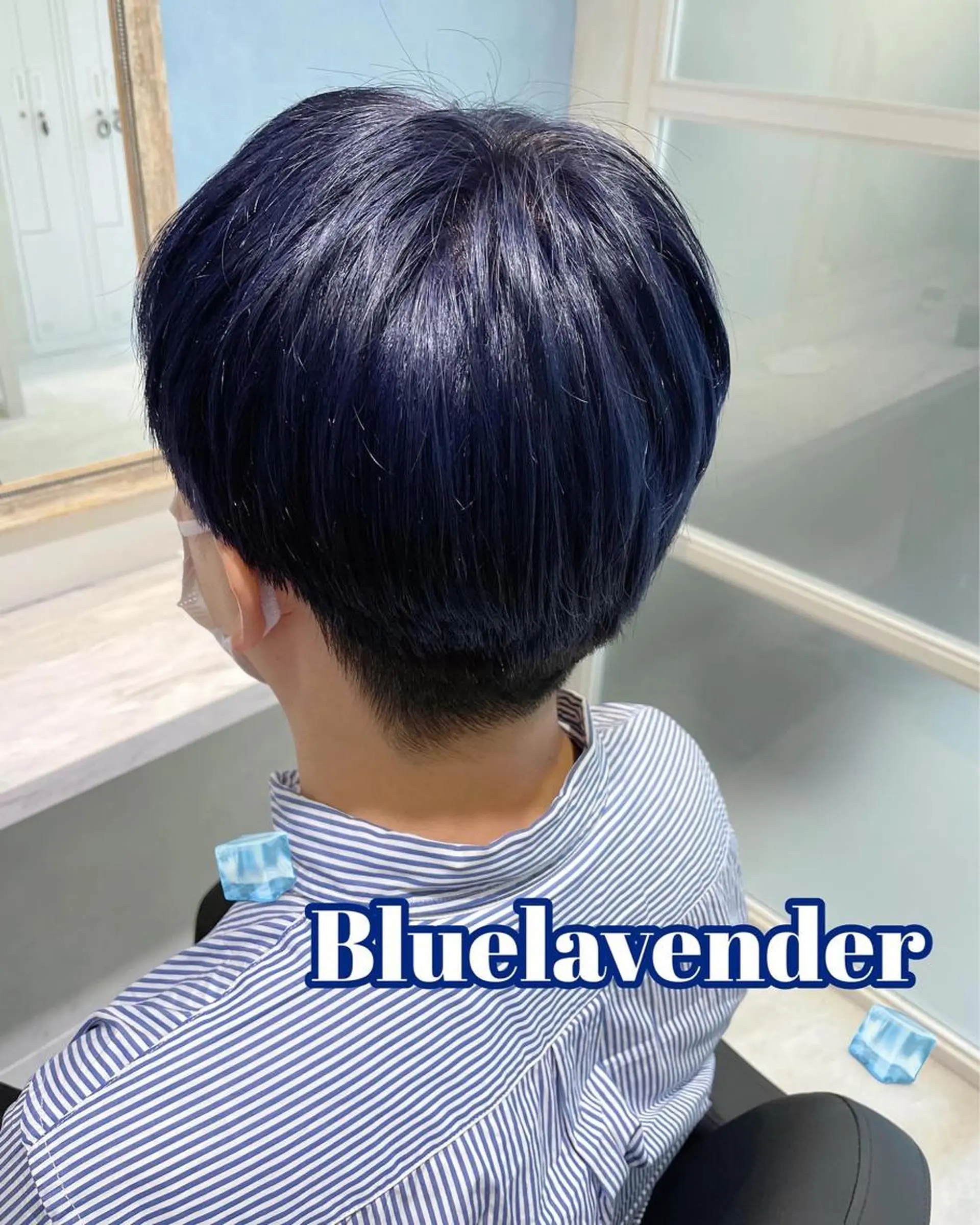 カラー メンズ ブルーカラー 🌷ピンク/韓国風 暖色カラー ゆい🌷のヘアスタイル