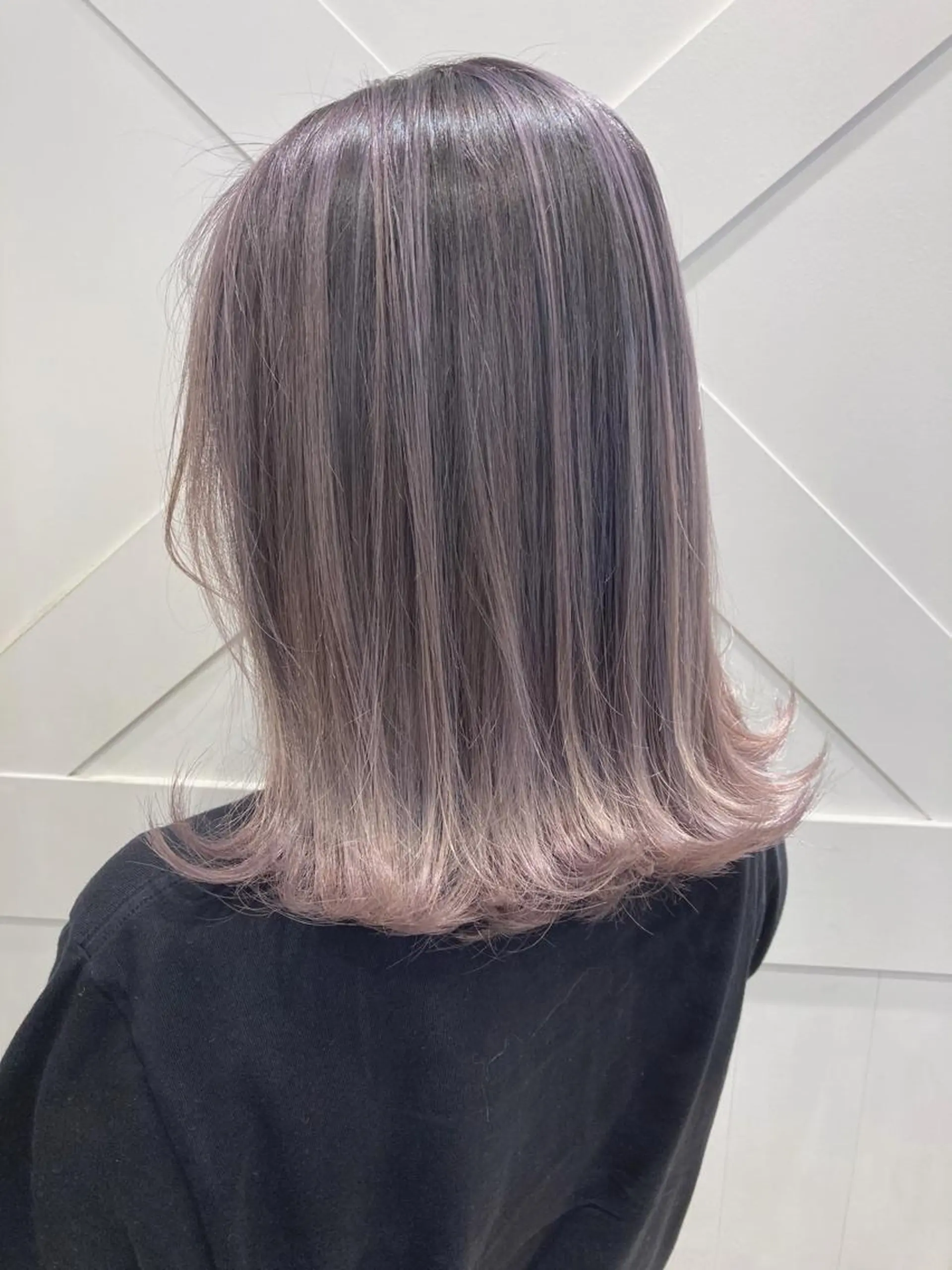 セミロング 白髪ぼかしハイライト 着付けヘアアレンジのその他イメージ
