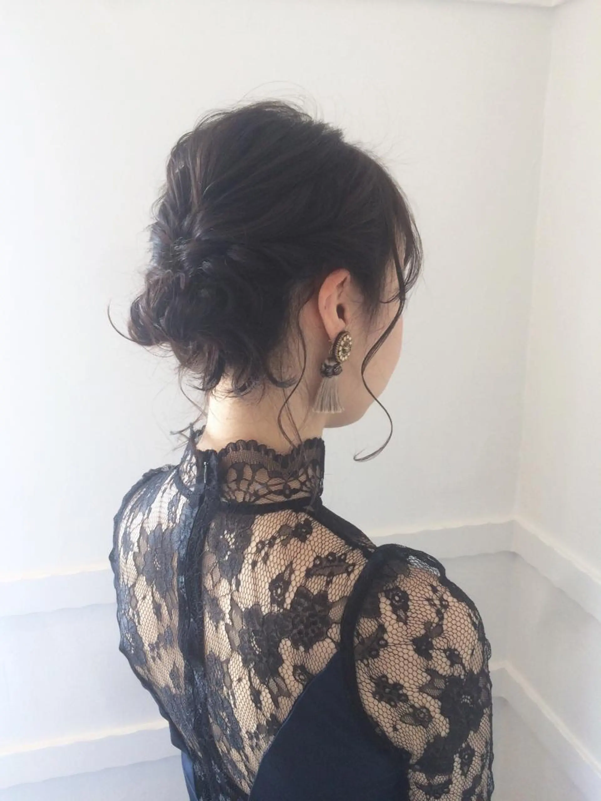 ミディアム ヘアアレンジ SALOWIN名古屋本山店所属・🍀ナガヤマ ヒデアキ🍀のヘアスタイル