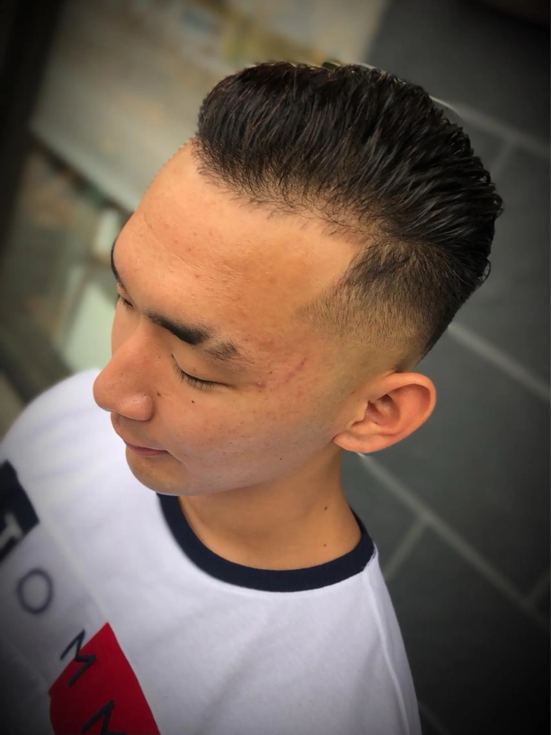 メンズ フェードカット スキンフェード カット GO TODAY シェアサロン  名古屋店所属・守屋 智紀のヘアスタイル