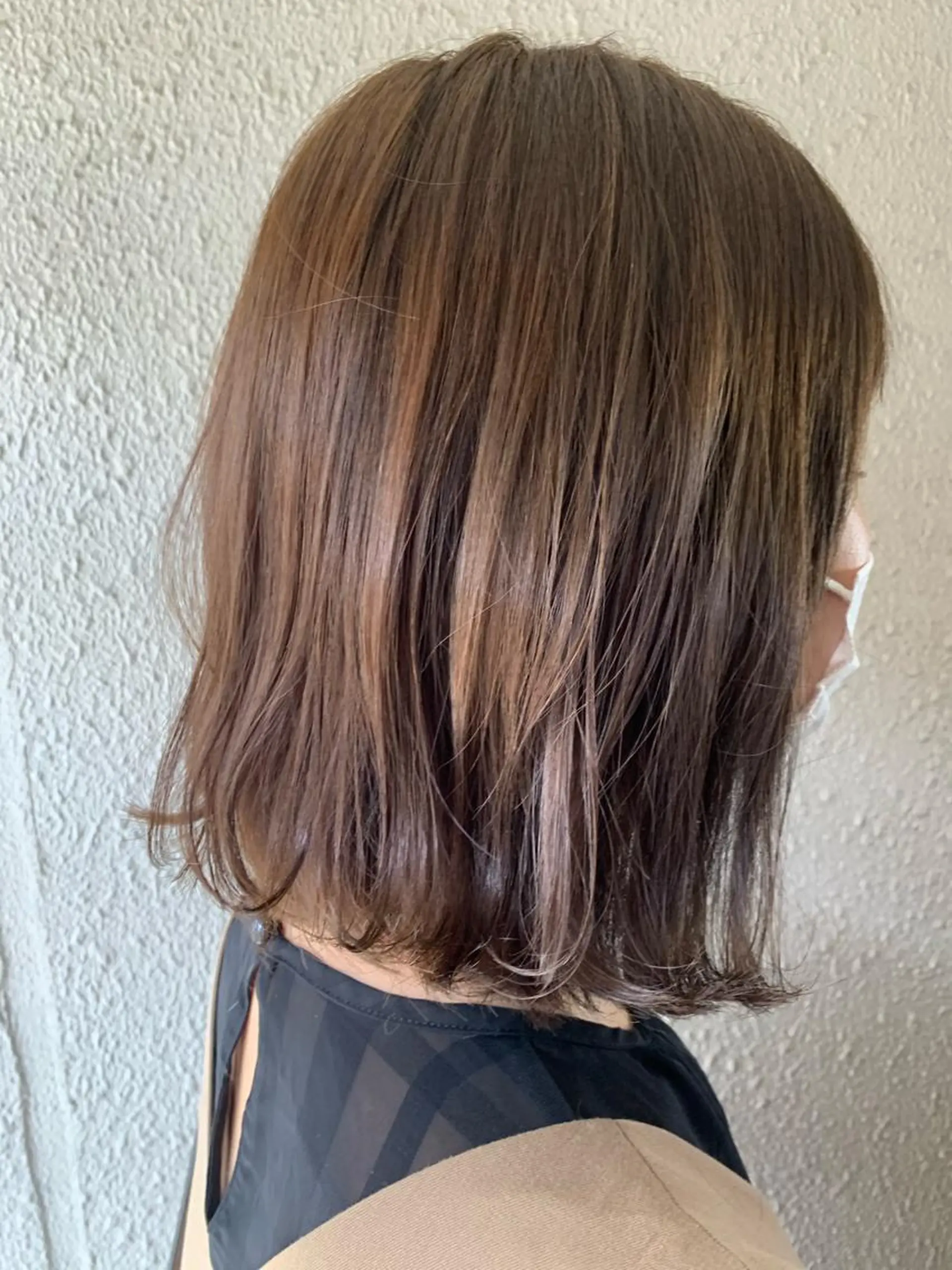 ミディアム カラー 髪質改善 トリートメント カット ヘアカラー トリートメント サダハルカ ｜chouetteのヘアスタイル