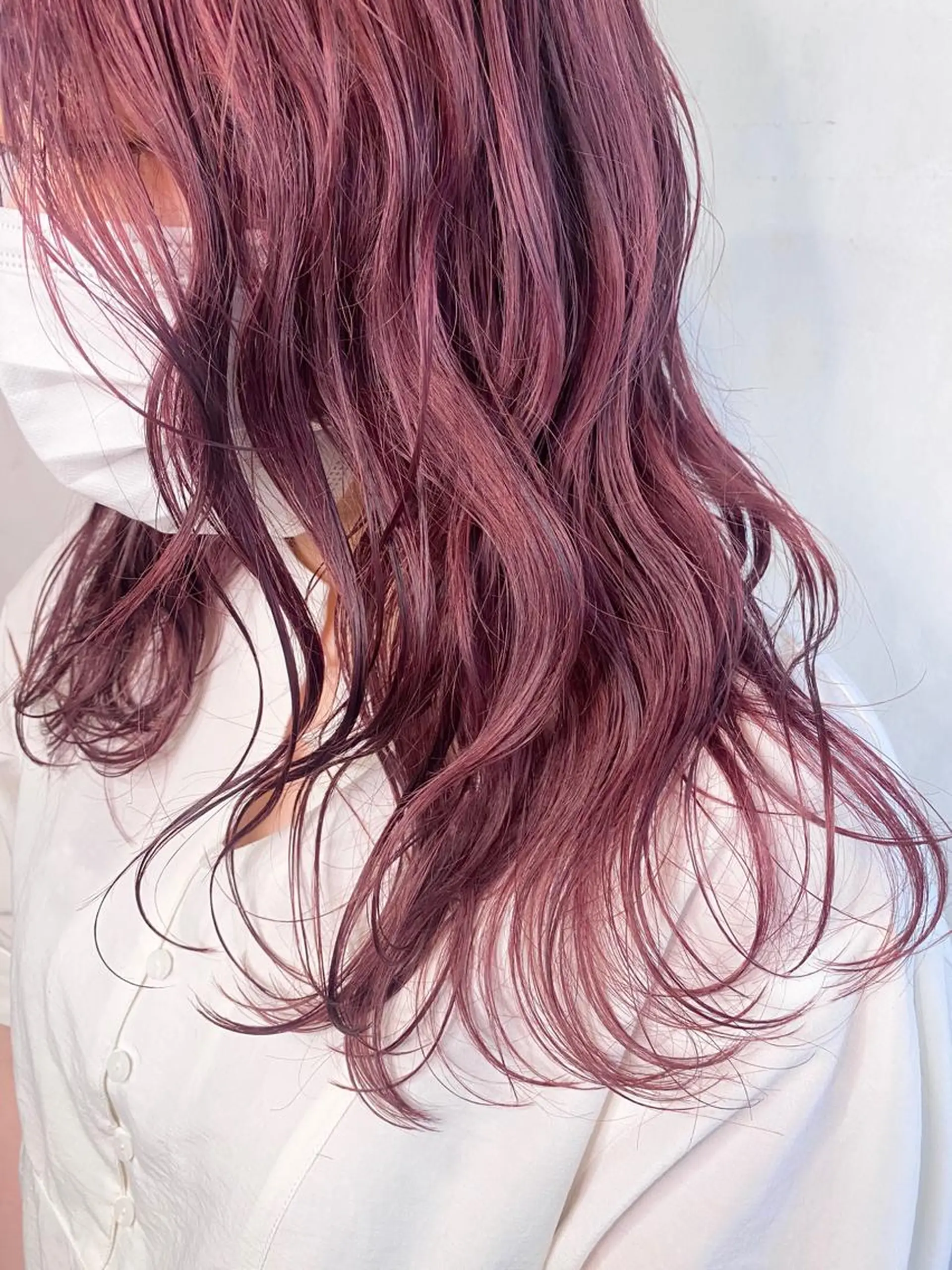 ロング ハイトーンカラー🍑 心斎橋のヘアスタイル
