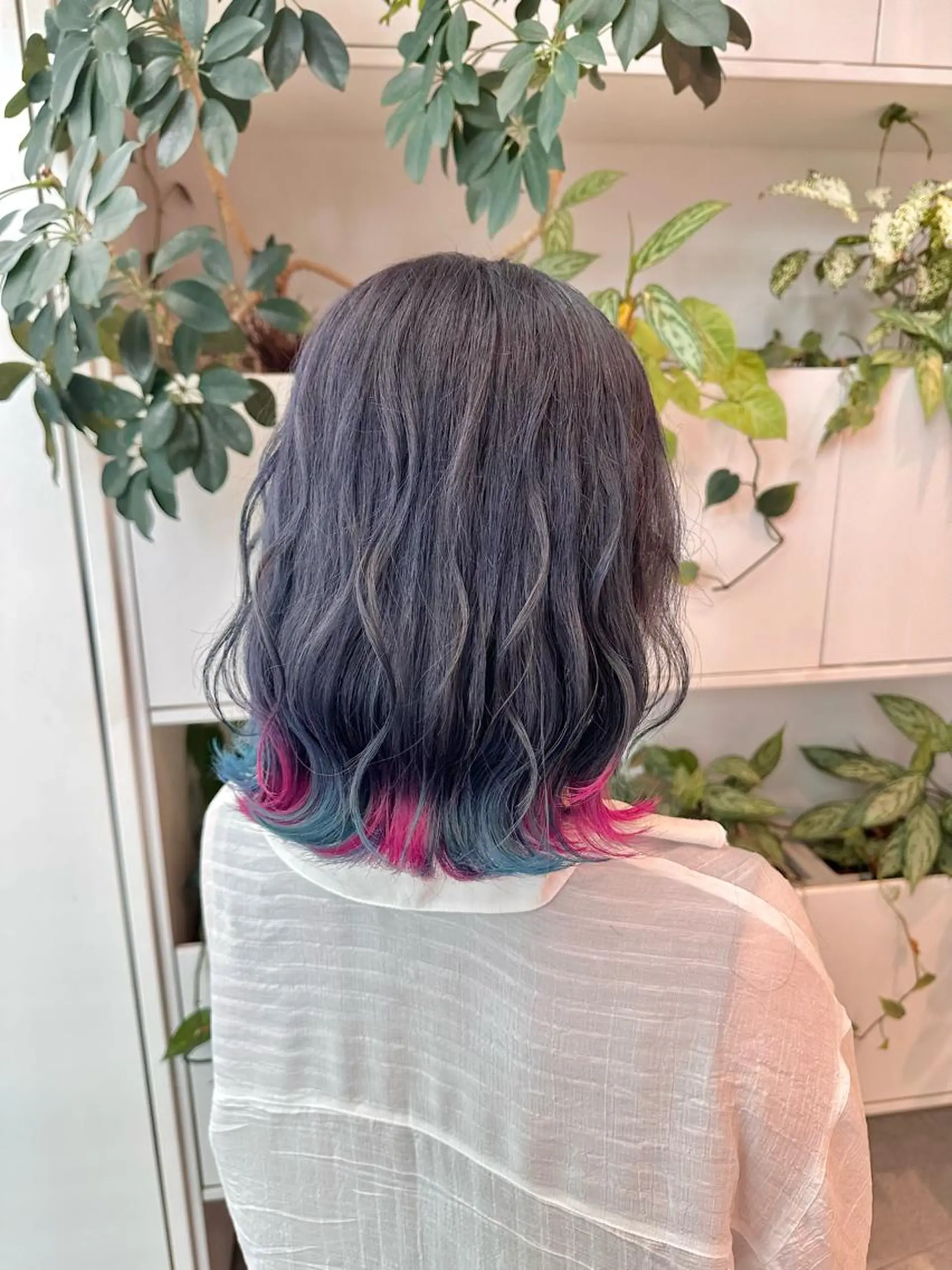 ミディアム ヘアカラー トリートメント 完全個室サロン💐 代表取締役💐梶谷のヘアスタイル
