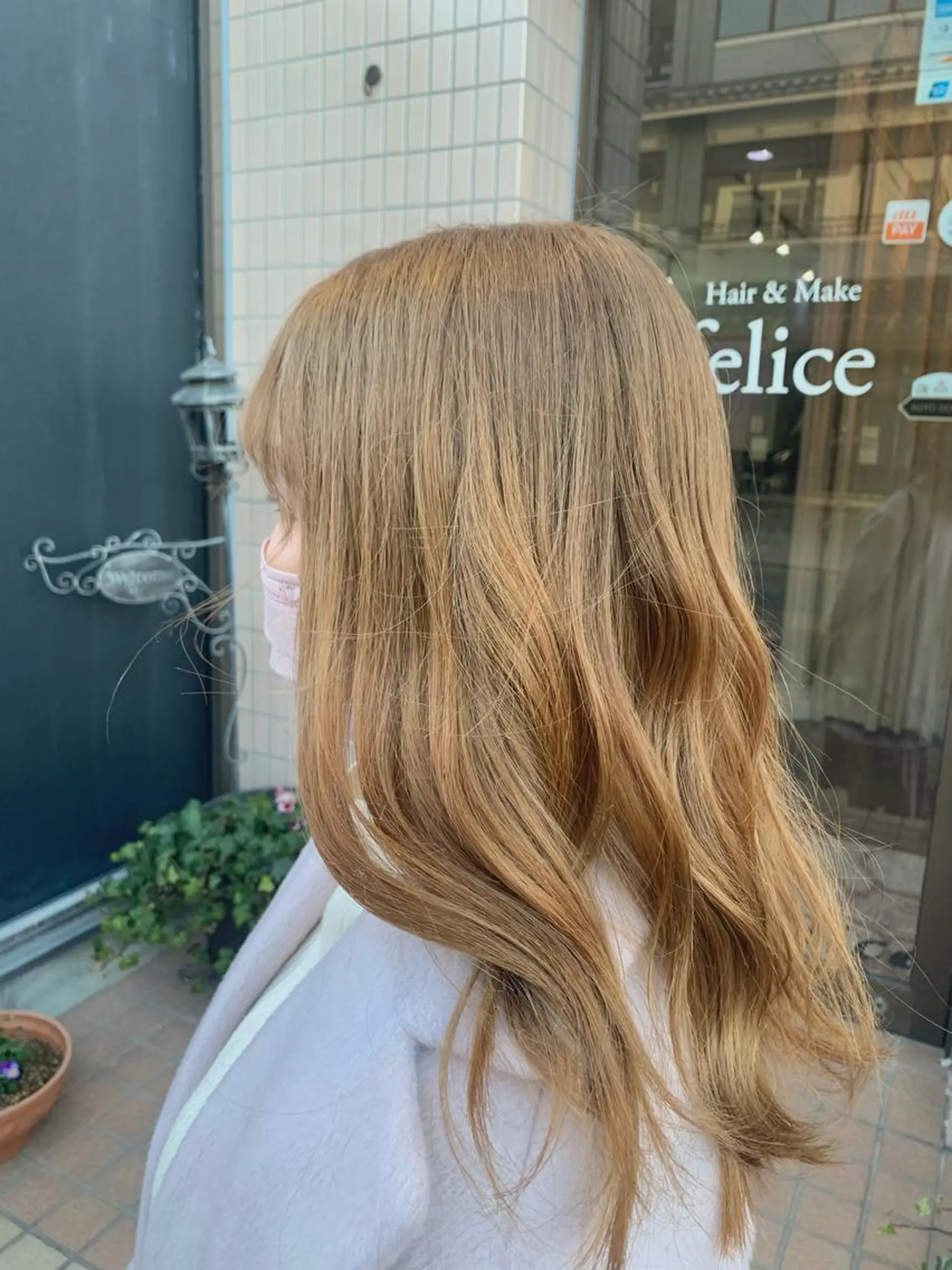 セミロング カラー Lunapiena所属・Lunapiena 🫧ナナのヘアスタイル