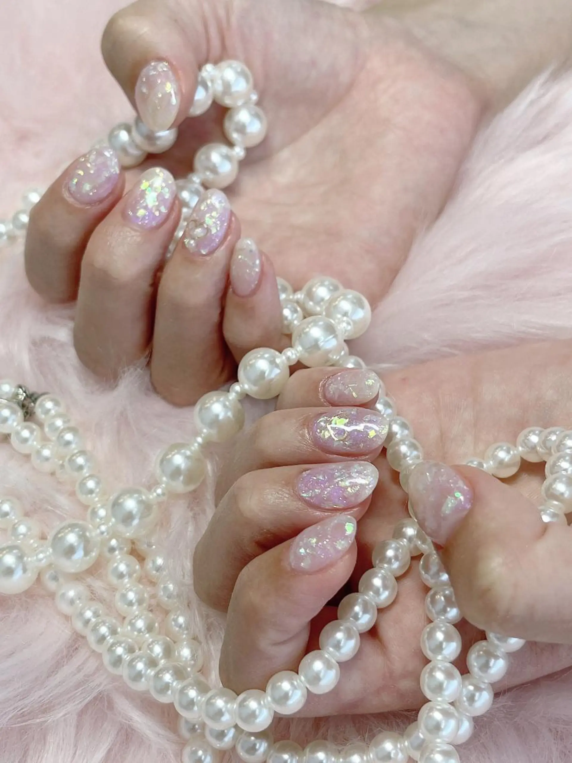 ネイル キラキラネイル ワンカラーネイル Pretty【プリティー】所属・神戸三宮pretty プリティーのマツエク・マツパデザイン