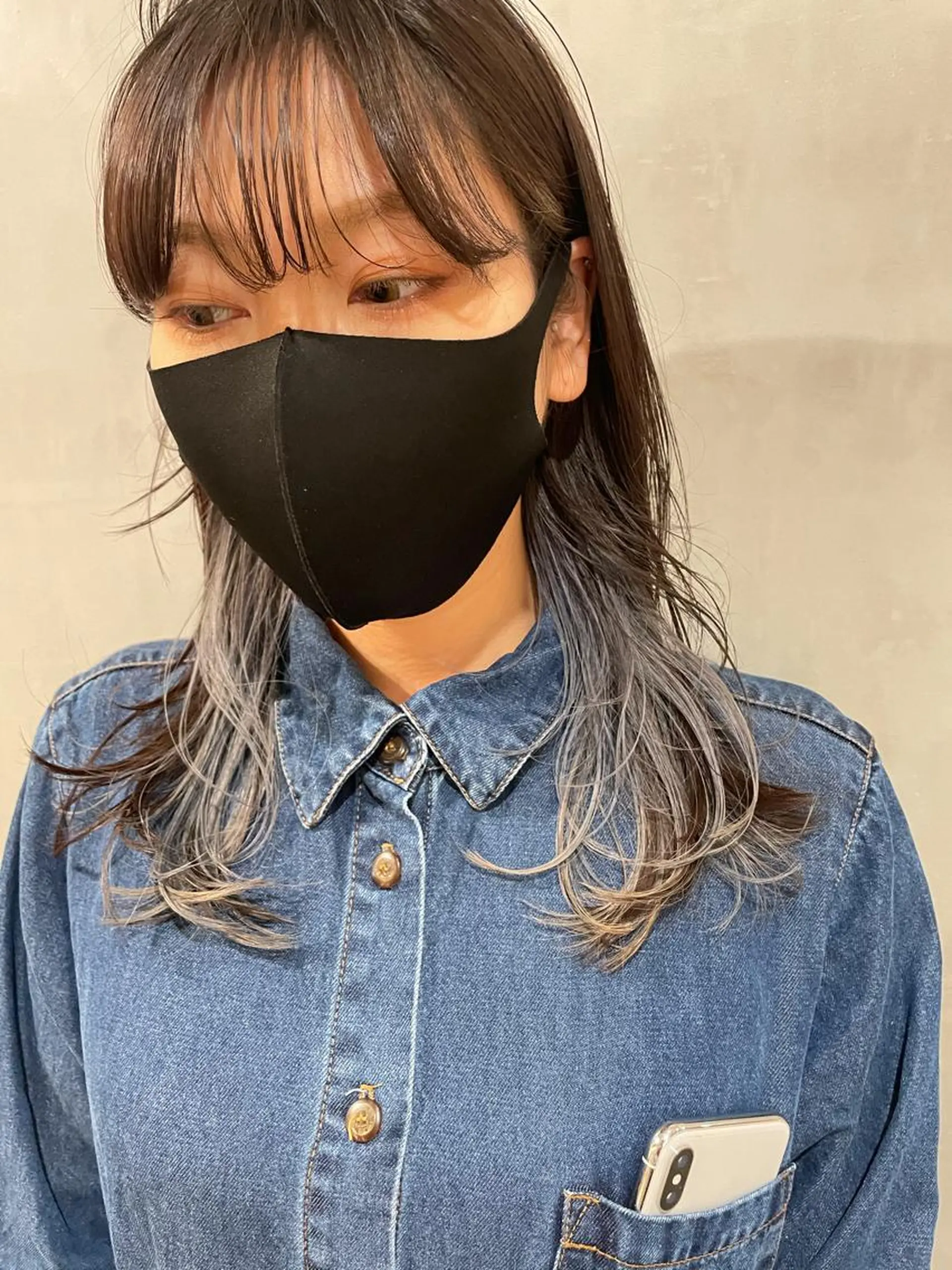 セミロング カラー ヘアカラー トリートメント 優 作のヘアスタイル