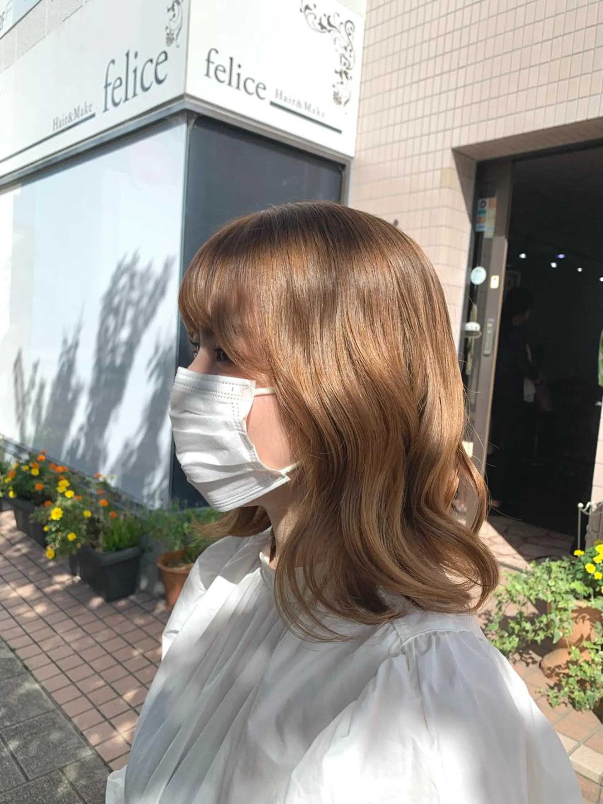 ミディアム カラー ブリーチ Lunapiena所属・Lunapiena 🫧ナナのヘアスタイル