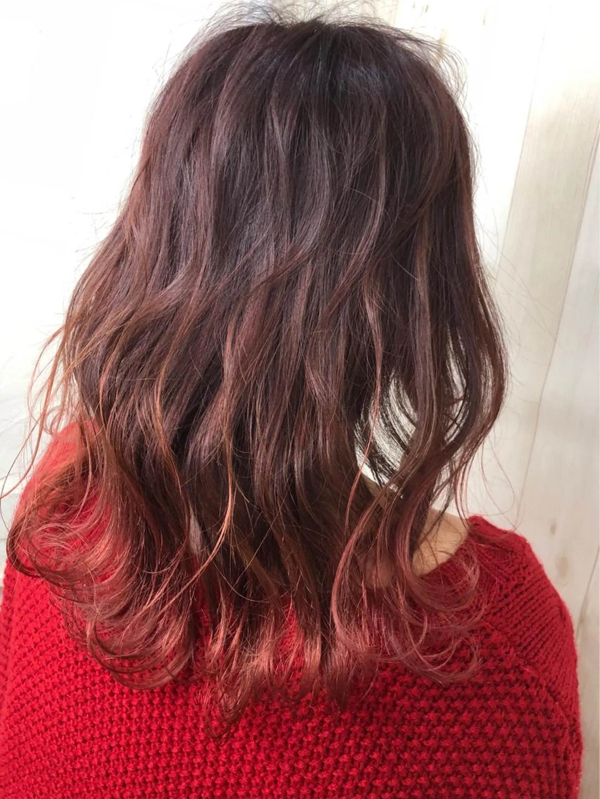 セミロング クリスマス ヘアカラー FERNA池袋所属・マンツーマン施術✂︎ 金田尚久🎨のヘアスタイル