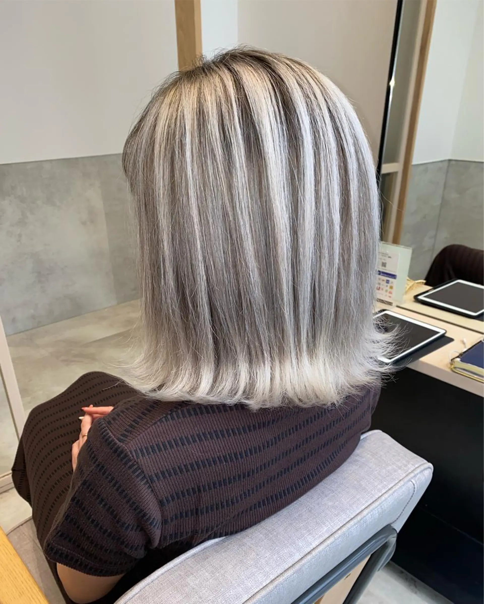 ミディアム カラー カット ヘアカラー gotoday所属・上品カラー HIDEのヘアスタイル