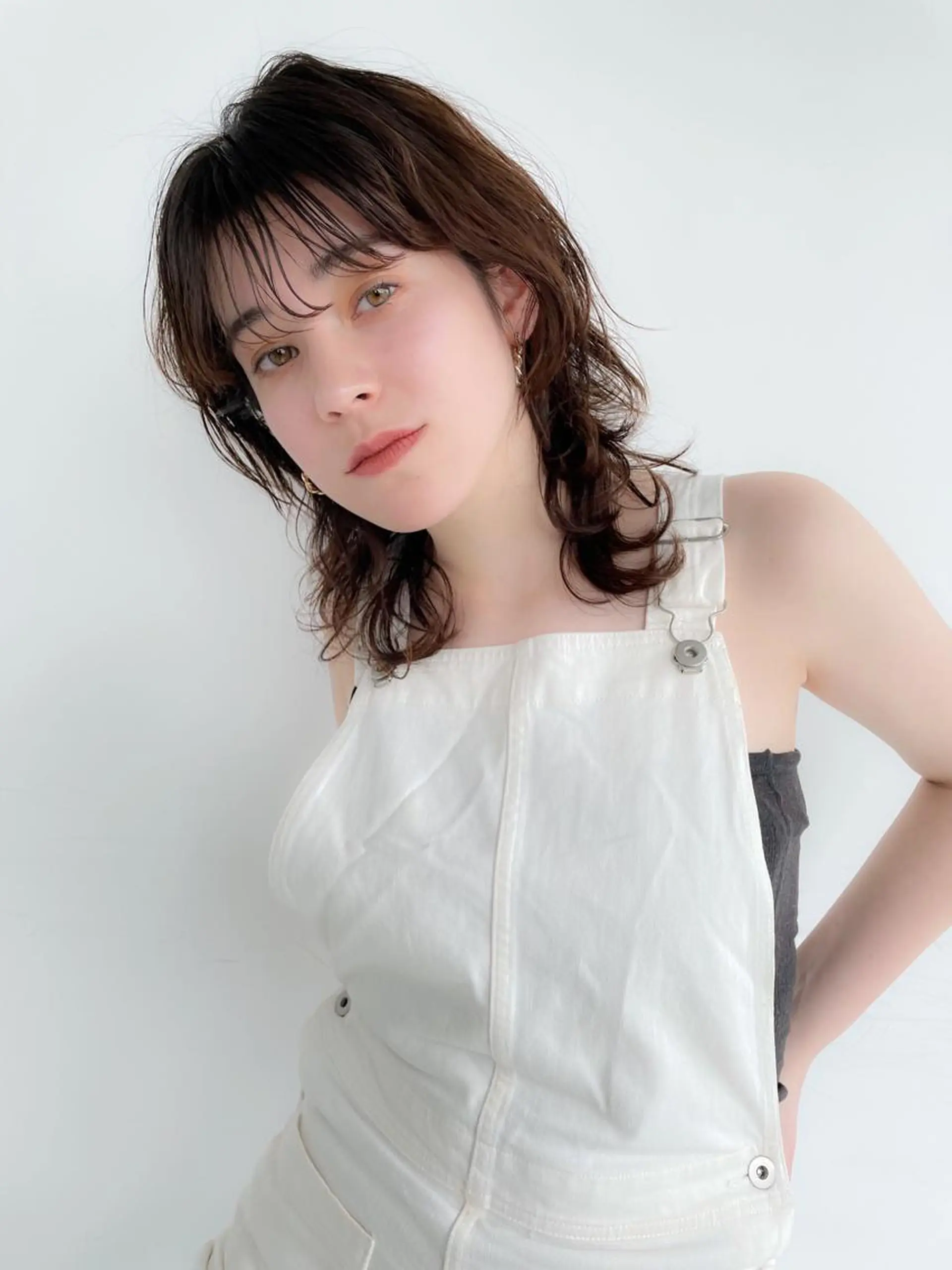 ミディアム カラー パーマ 💖美髪改善💖 辻未侑のヘアスタイル