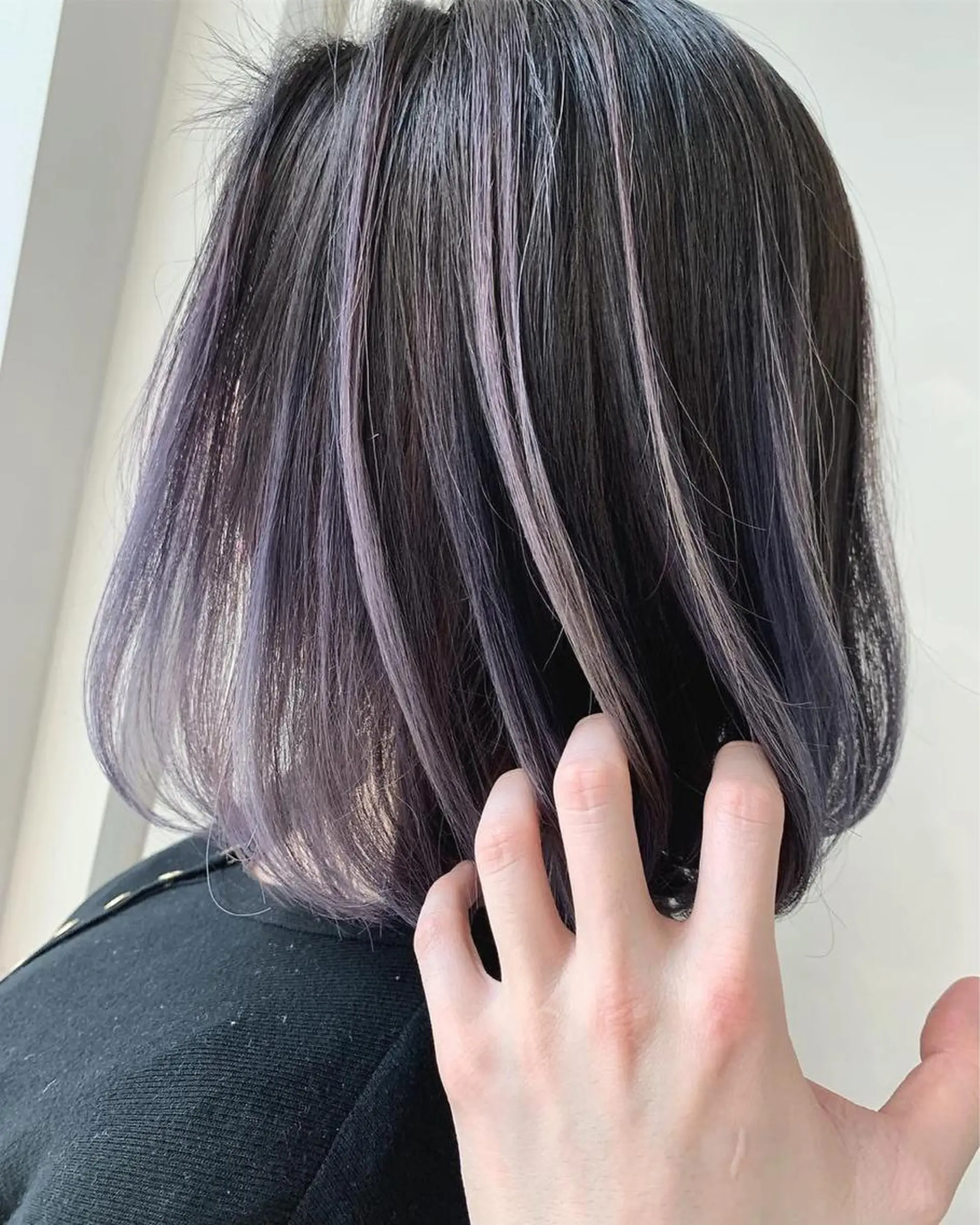 ショート カラー ヘアアレンジ バレイヤージュ グラデーションカラー ハイライトカラー 外国人風カラー ハイライト 髪質改善land千葉所属・阿部 圭悟のヘアスタイル