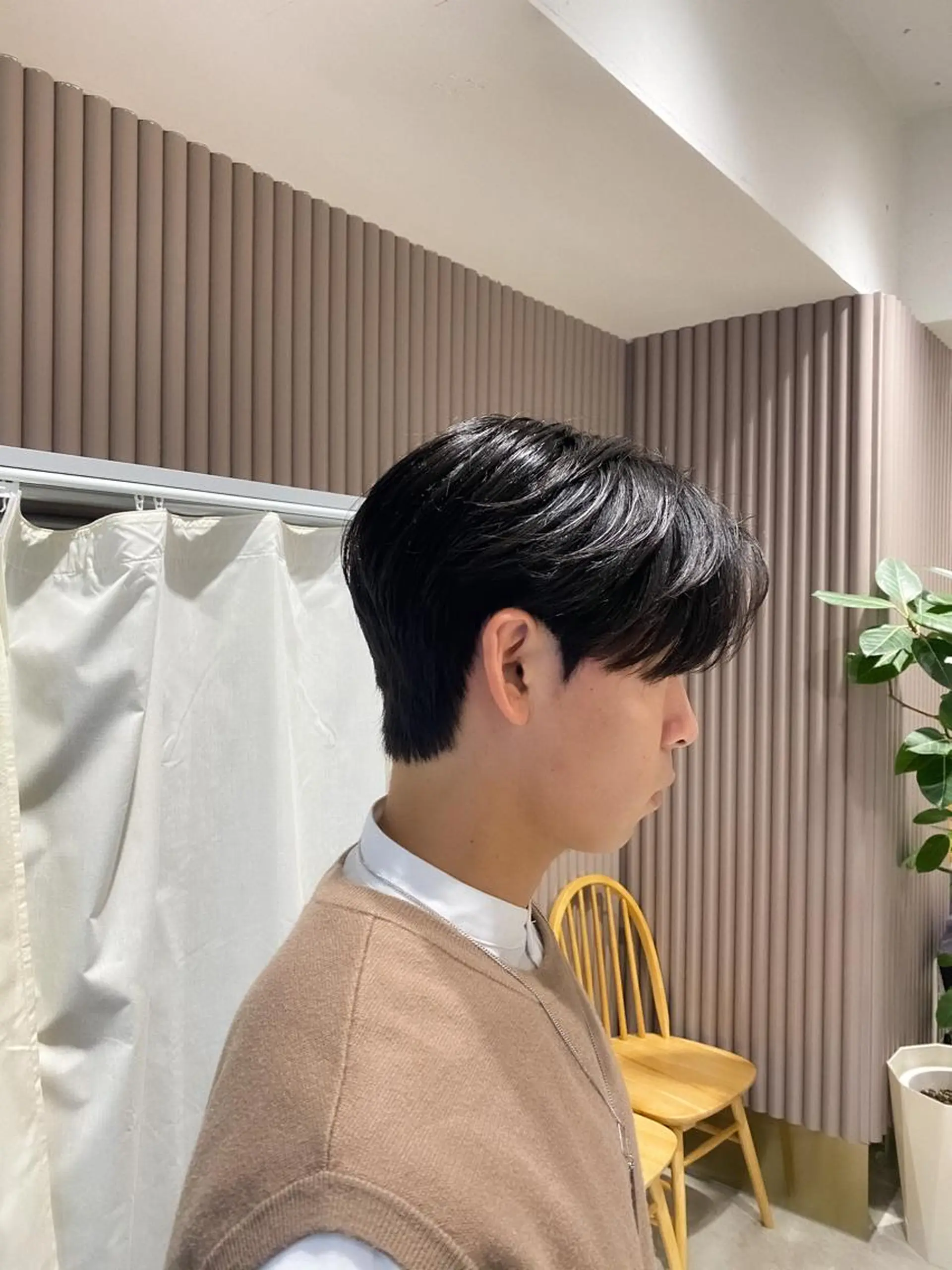 ショート パーマ メンズ メンズパーマ カット パーマ トリートメント ヘッドスパ ヘアセット 韓国メンズヘア専門 RYO 表参道/原宿のヘアスタイル