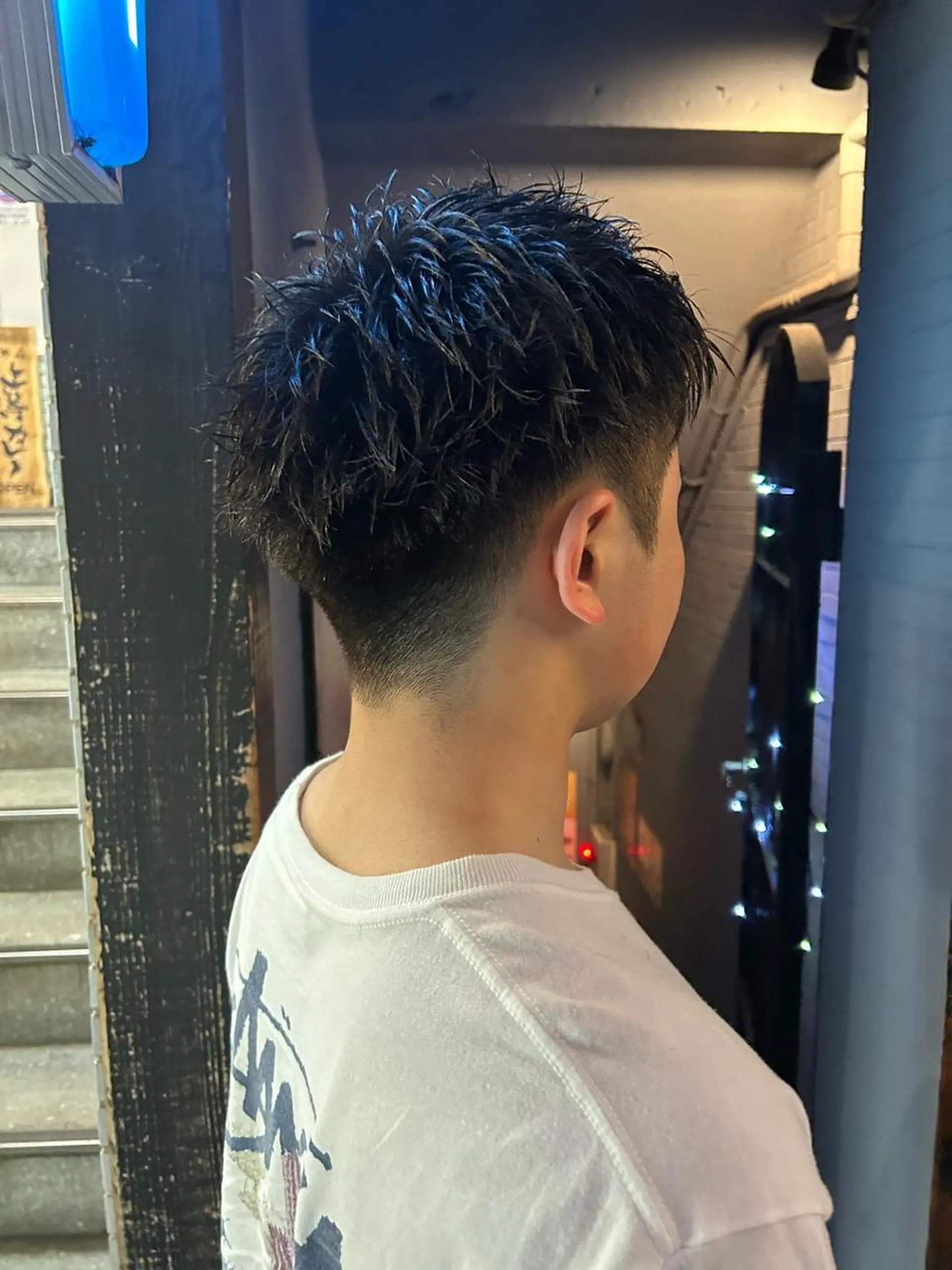ショート メンズ メンズブリーチ メンズハイライト メンズインナーカラー メンズパーマ プードルパーマ カット charme所属・💈メンズ特化 /伊藤大輝💈のヘアスタイル