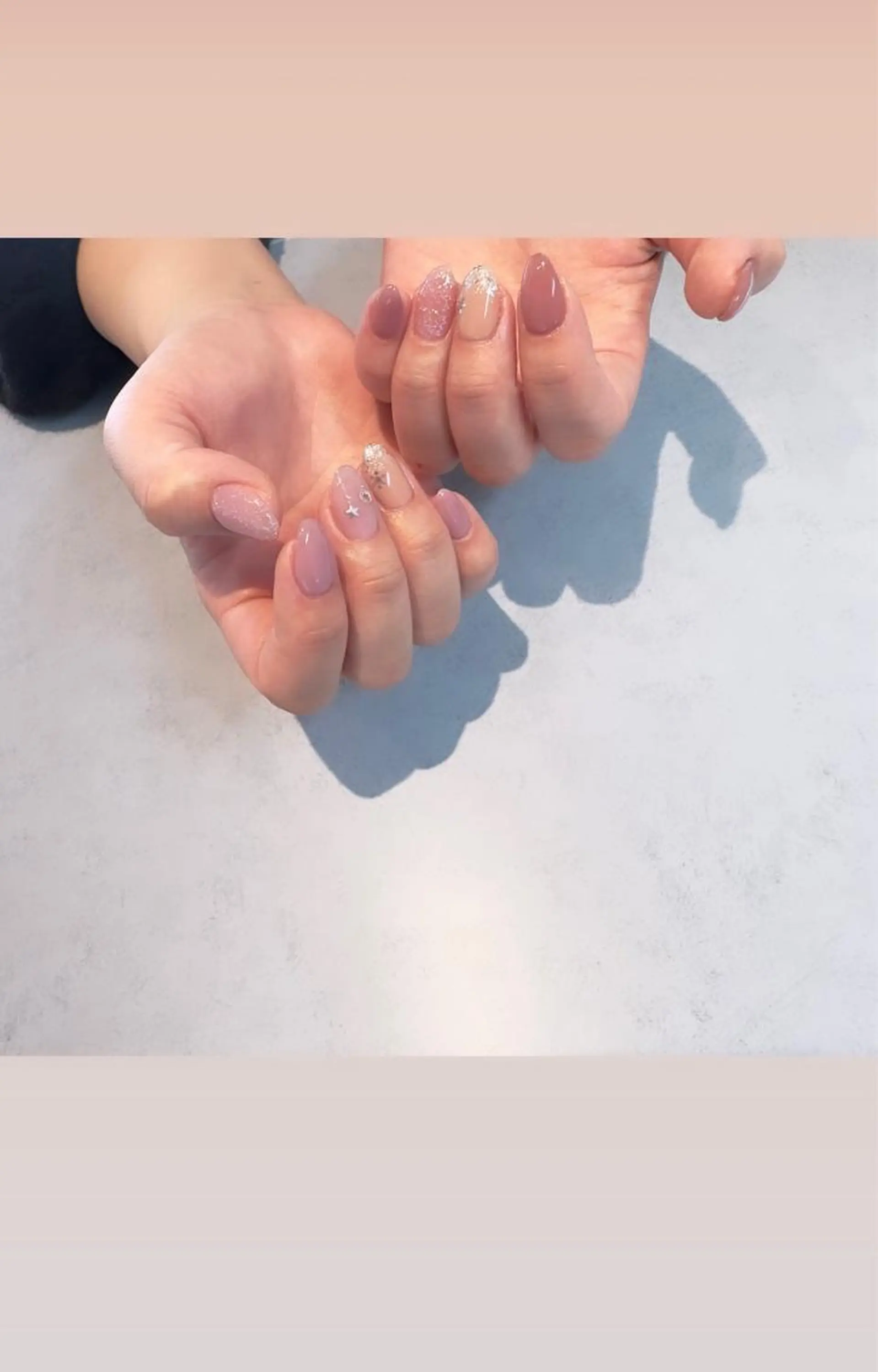 ネイル キラキラネイル ラメ(グリッター) ワンカラーネイル 冬ネイル ハンドネイル Baden Nail ﾊﾞ-ﾃﾞﾝ ﾈｲﾙのネイルデザイン
