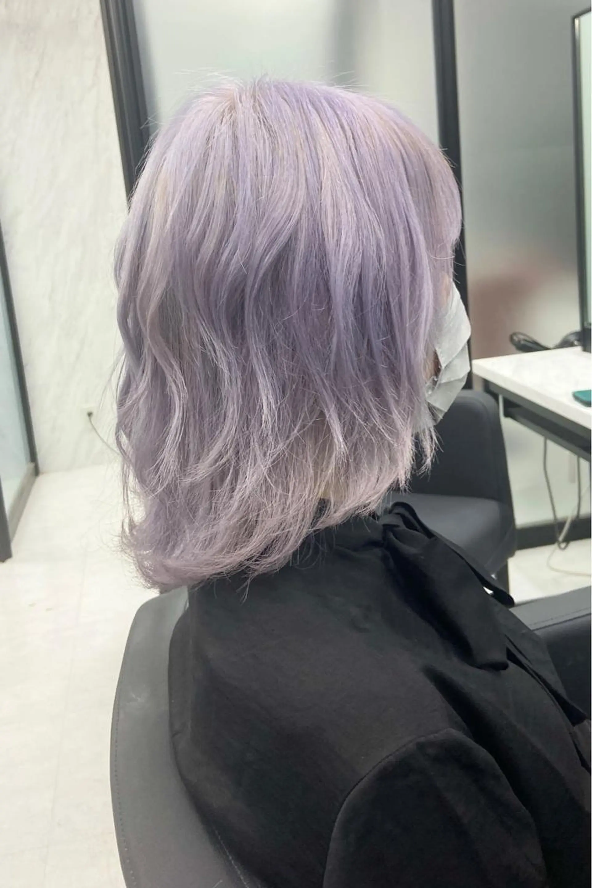 ミディアム カラー ハイトーンカラー ヘアカラー トリートメント ミルボンAujua認定サロン Ria  OSAKA 梅田所属・メンズ、エクステ特化 Ryuのヘアスタイル
