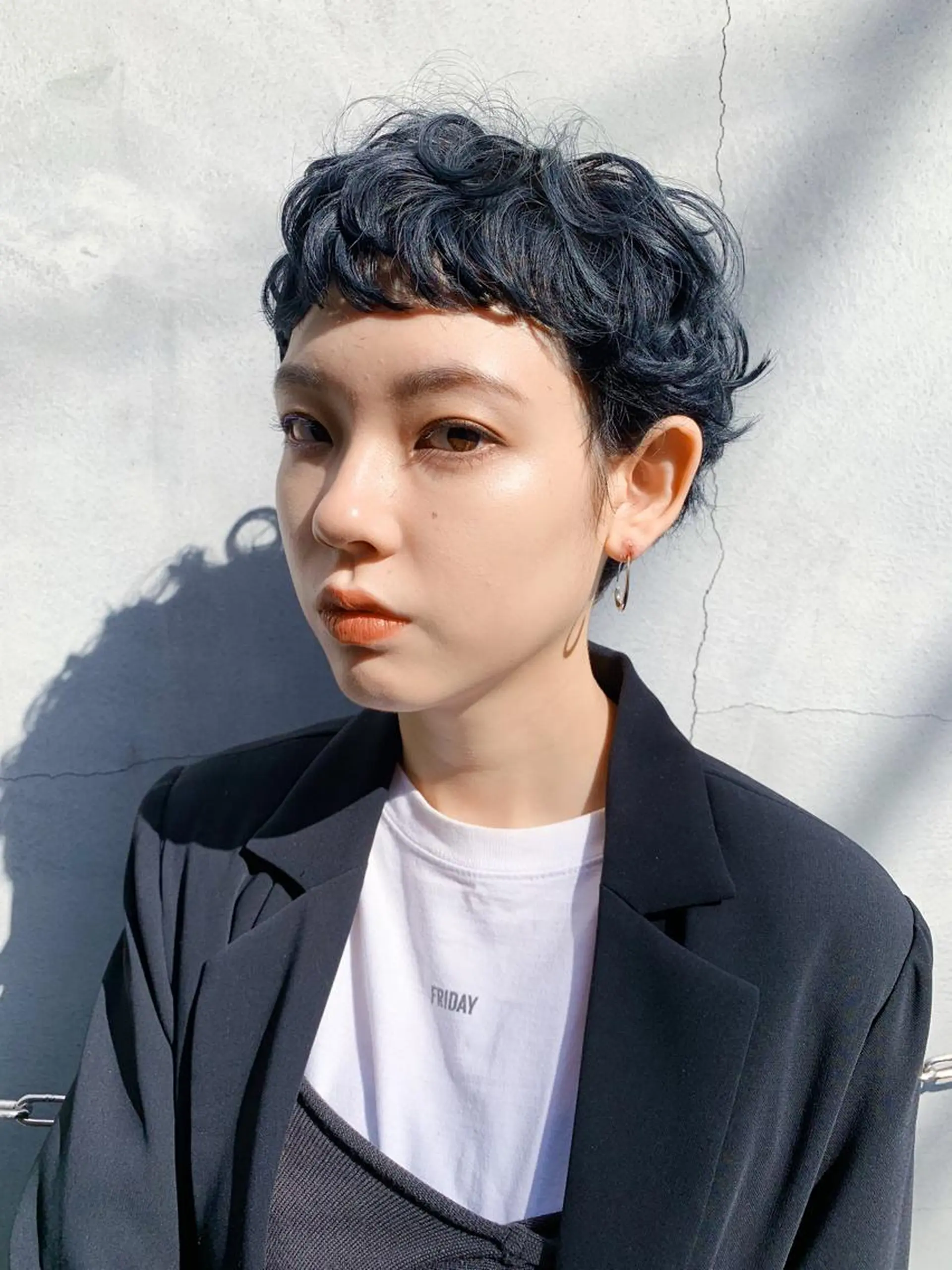 ショート パーマ ショートヘア カット パーマ ヘアセット ブリーチカラーNo. 1🌈 RYOGAのヘアスタイル