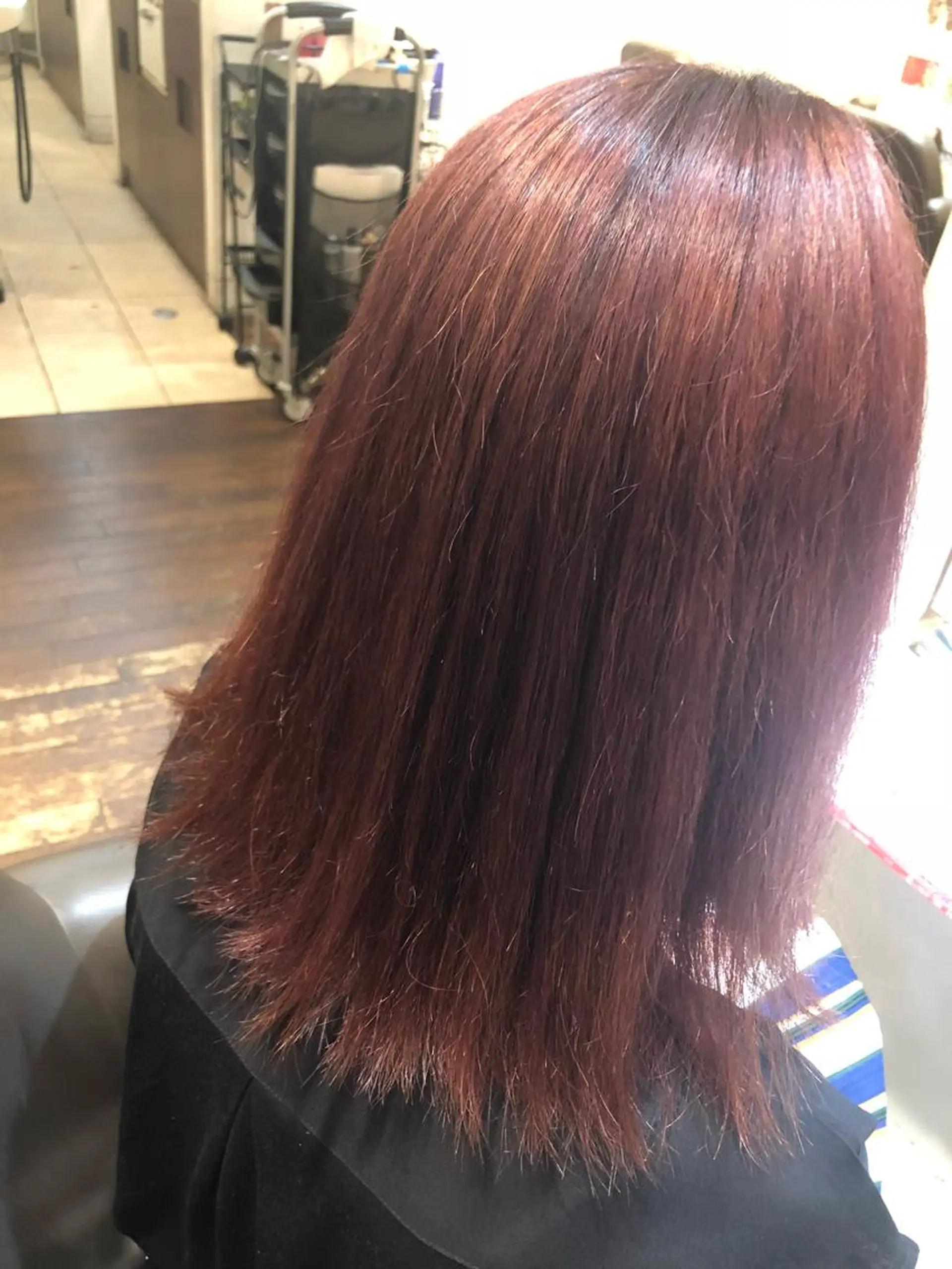 セミロング カラー ヘアアレンジ ベージュカラー ピンクカラー ピンクベージュ パープルカラー AIM所属・髪質改善✧︎カラー 💎AIM【アイム】のヘアスタイル