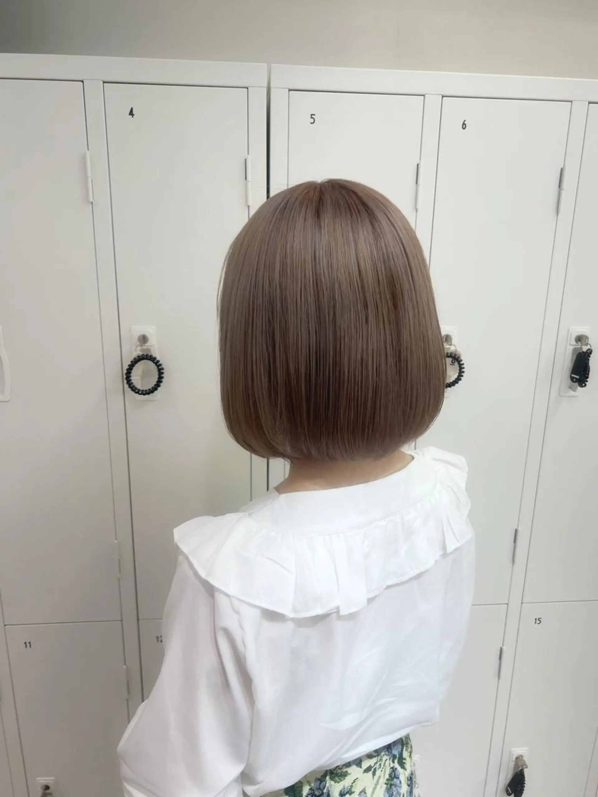 ミディアム カラー カット トリートメント collet矢島 /ブリーチカラーのヘアスタイル