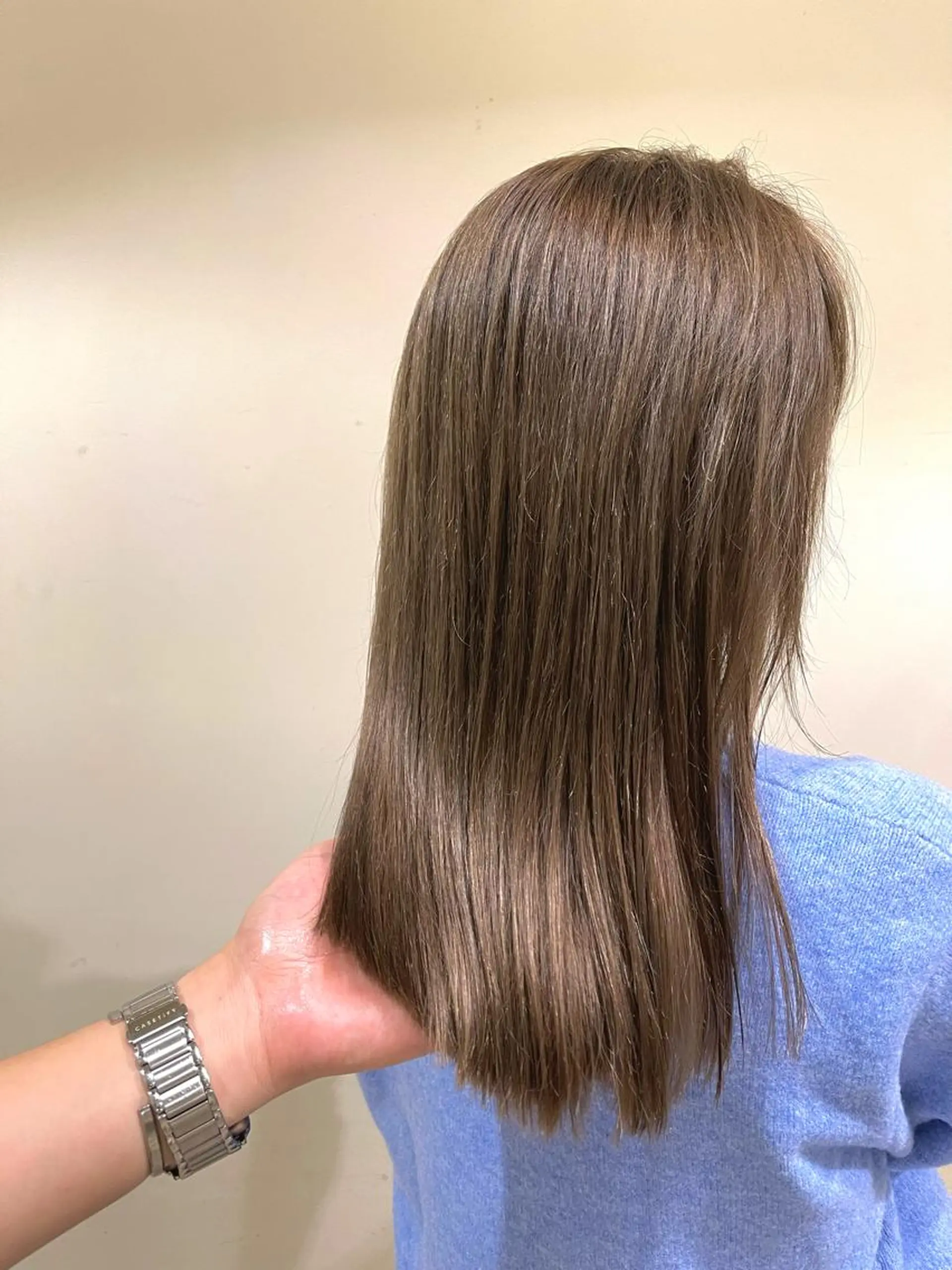 セミロング カット ヘアカラー トリートメント オーブヘアカメリア枚方店所属・AUBE HAIR 首藤優弥のヘアスタイル